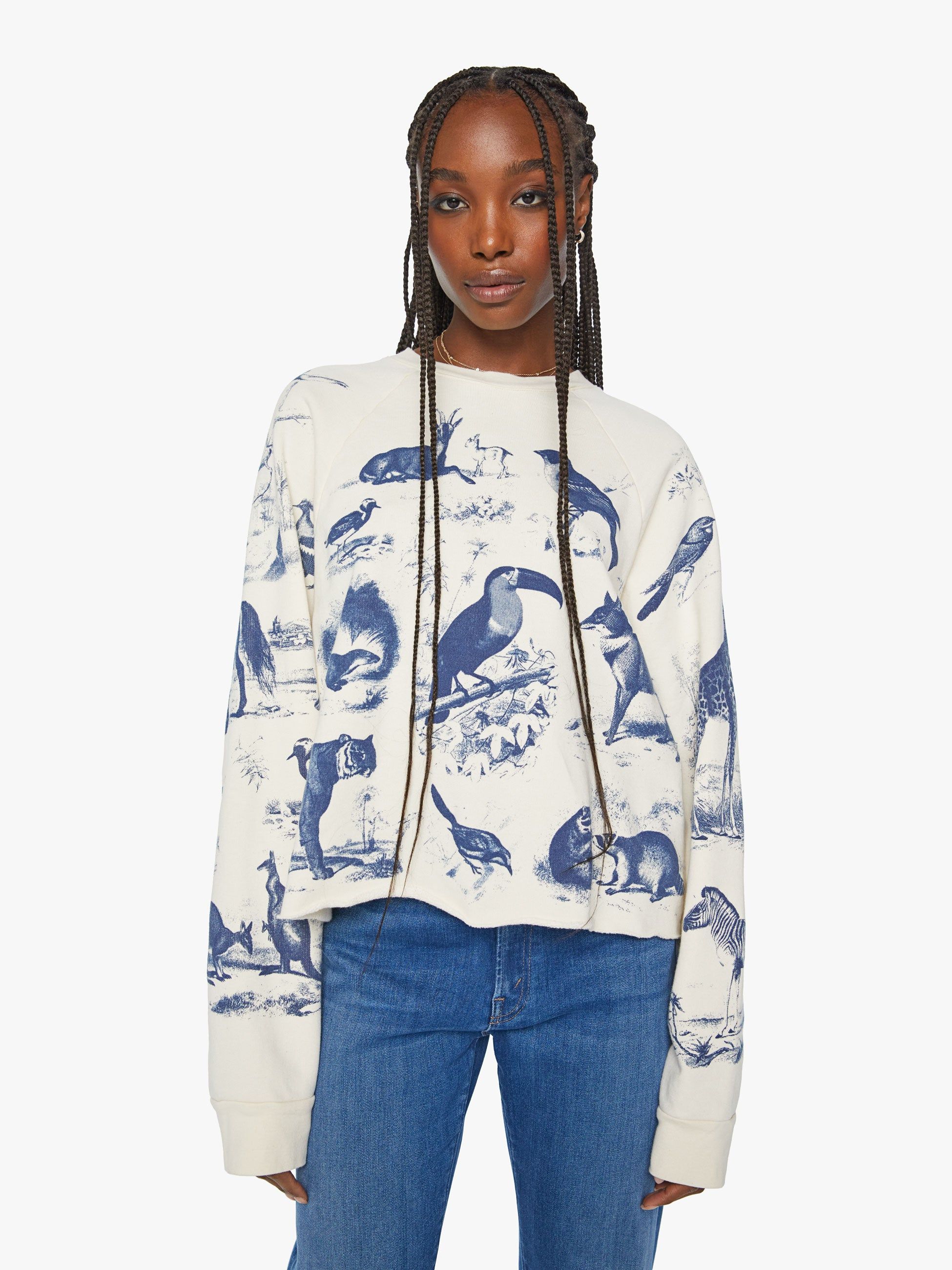 The Boost Crop Cut- Off - Animal House sold by MOTHER product image thumbnail 2