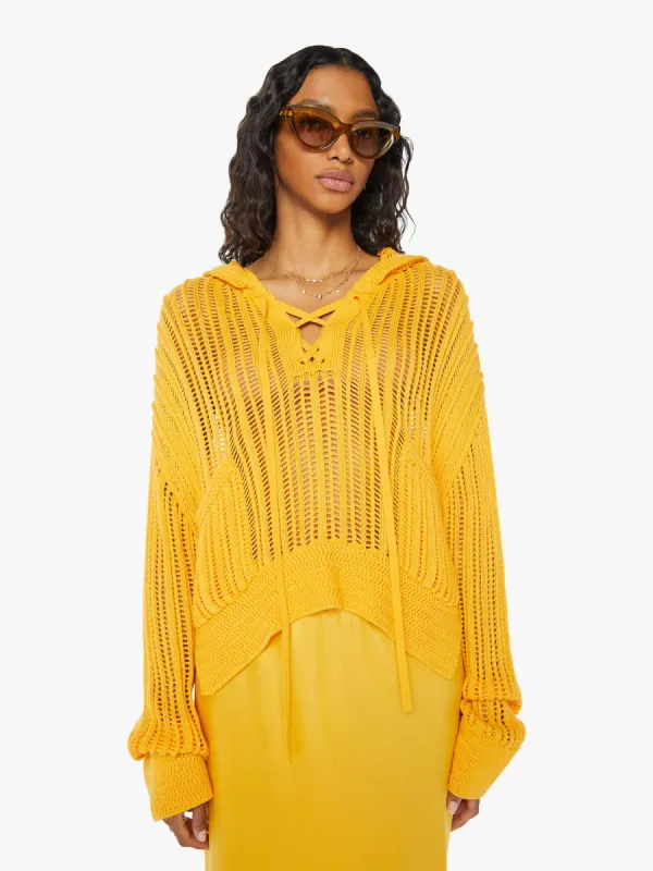 SABLYN Elowen Cotton Cashmere Hoodie - Marzipan sold by MOTHER