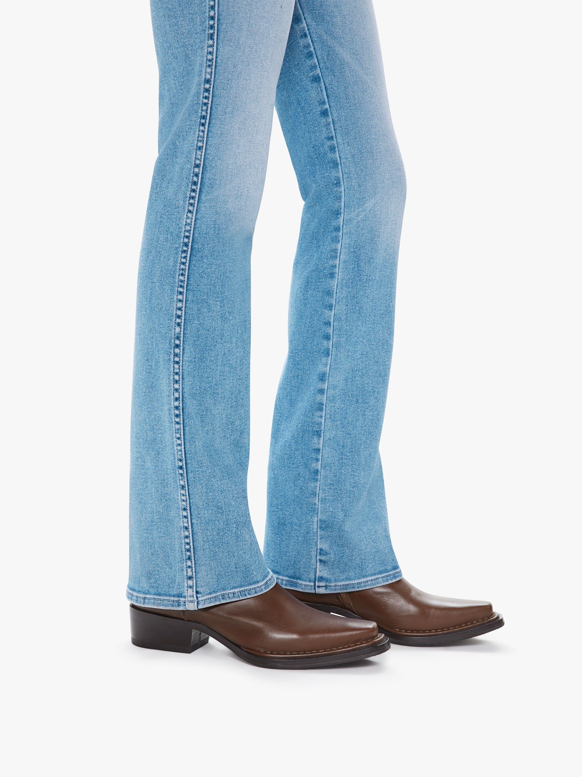 High Waisted Smokin' Double Heel - County Line sold by MOTHER product image thumbnail 5