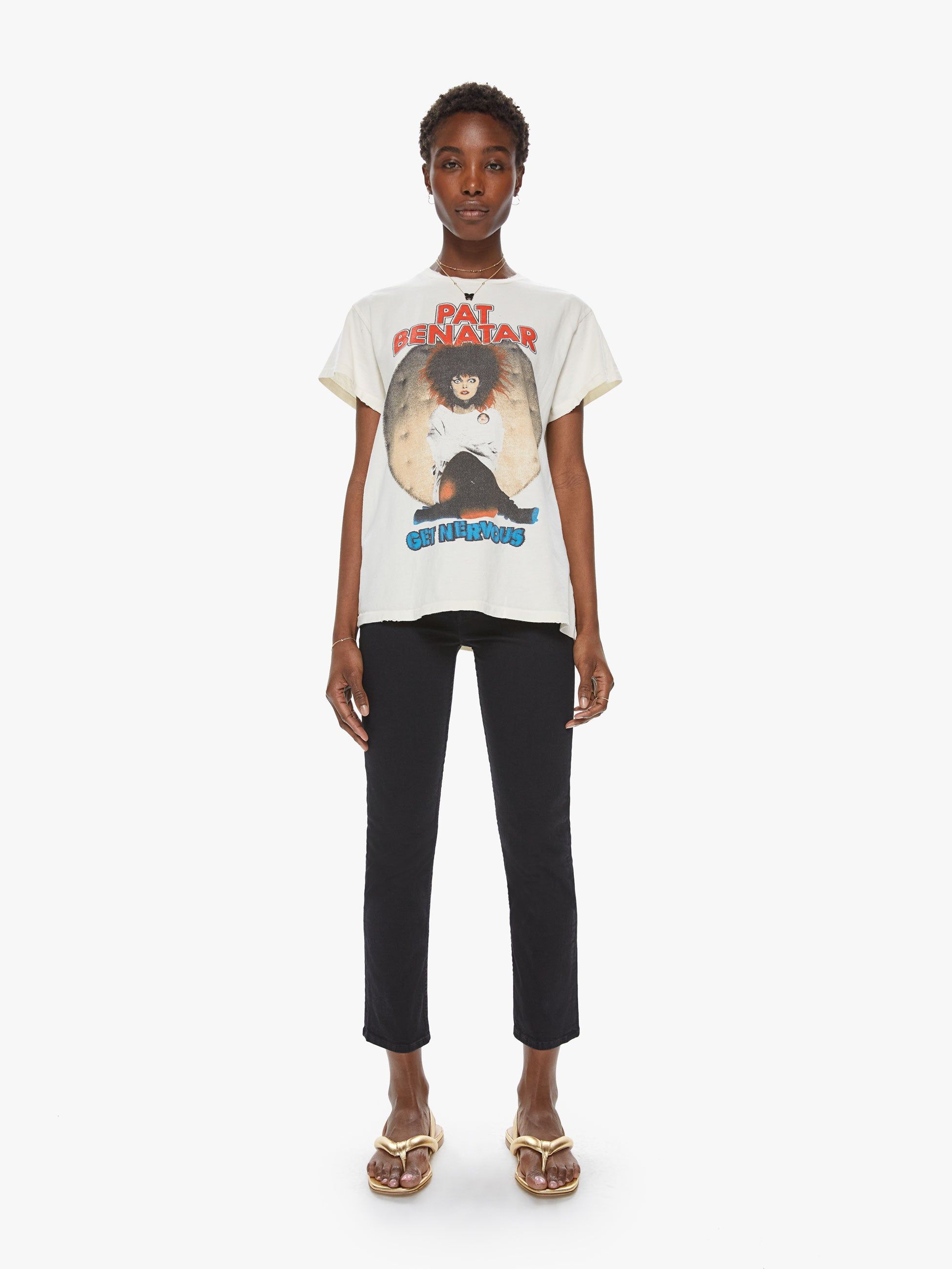 MadeWorn Pat Benatar 1982 Tee - Off White sold by MOTHER product image thumbnail 4