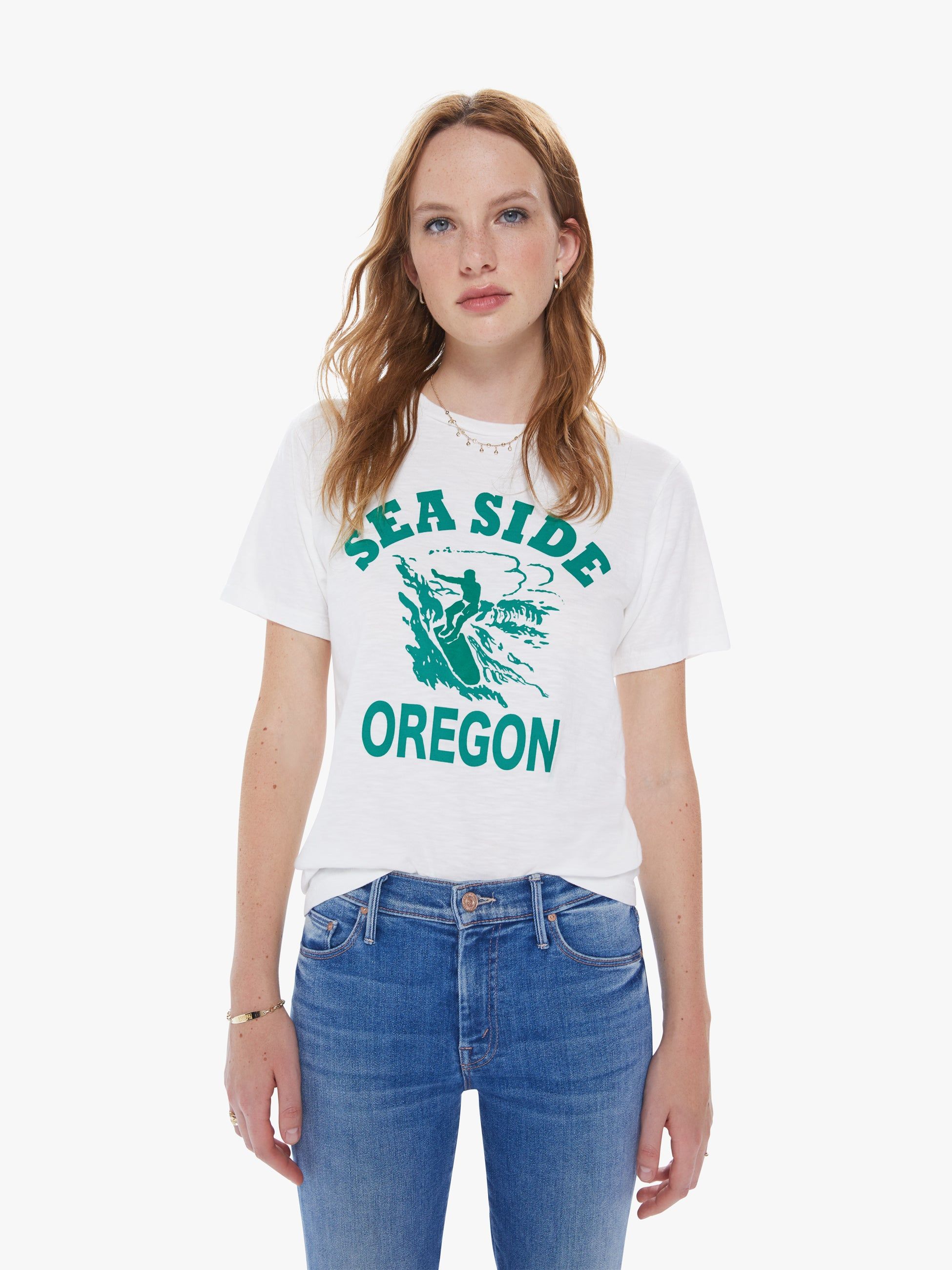 Velva Sheen Oregon Tee - White sold by MOTHER product image thumbnail 2