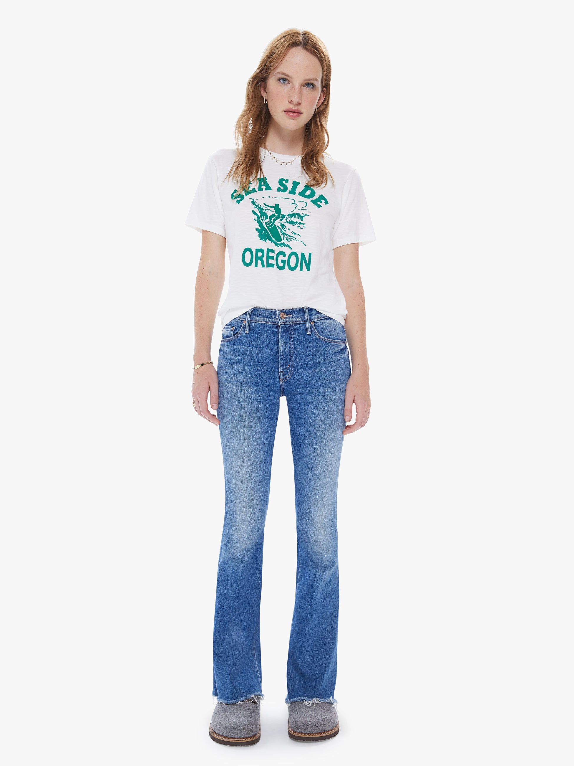 Velva Sheen Oregon Tee - White sold by MOTHER product image thumbnail 5