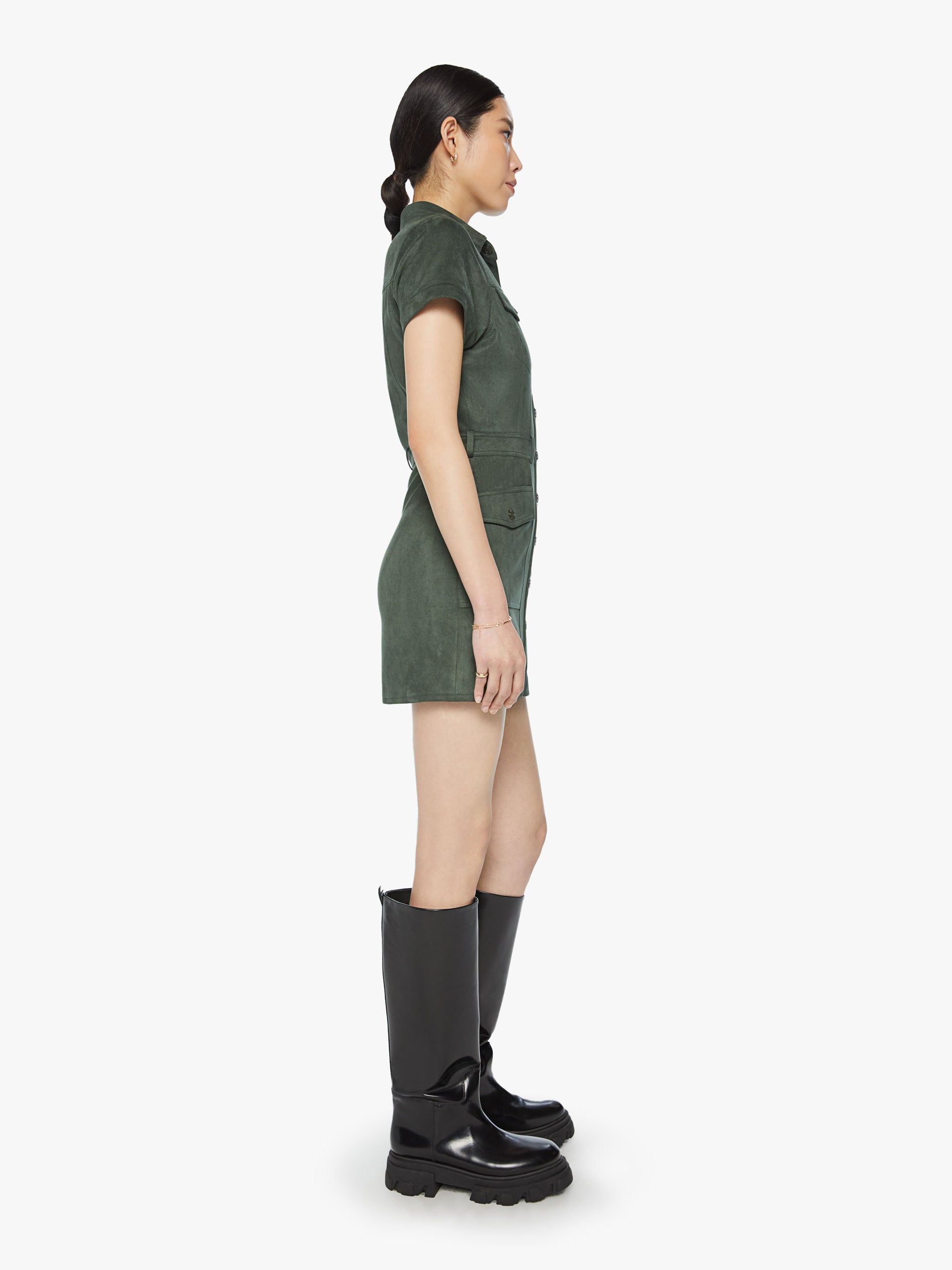 The Small Talker Dress - Black Forest sold by MOTHER product image thumbnail 2