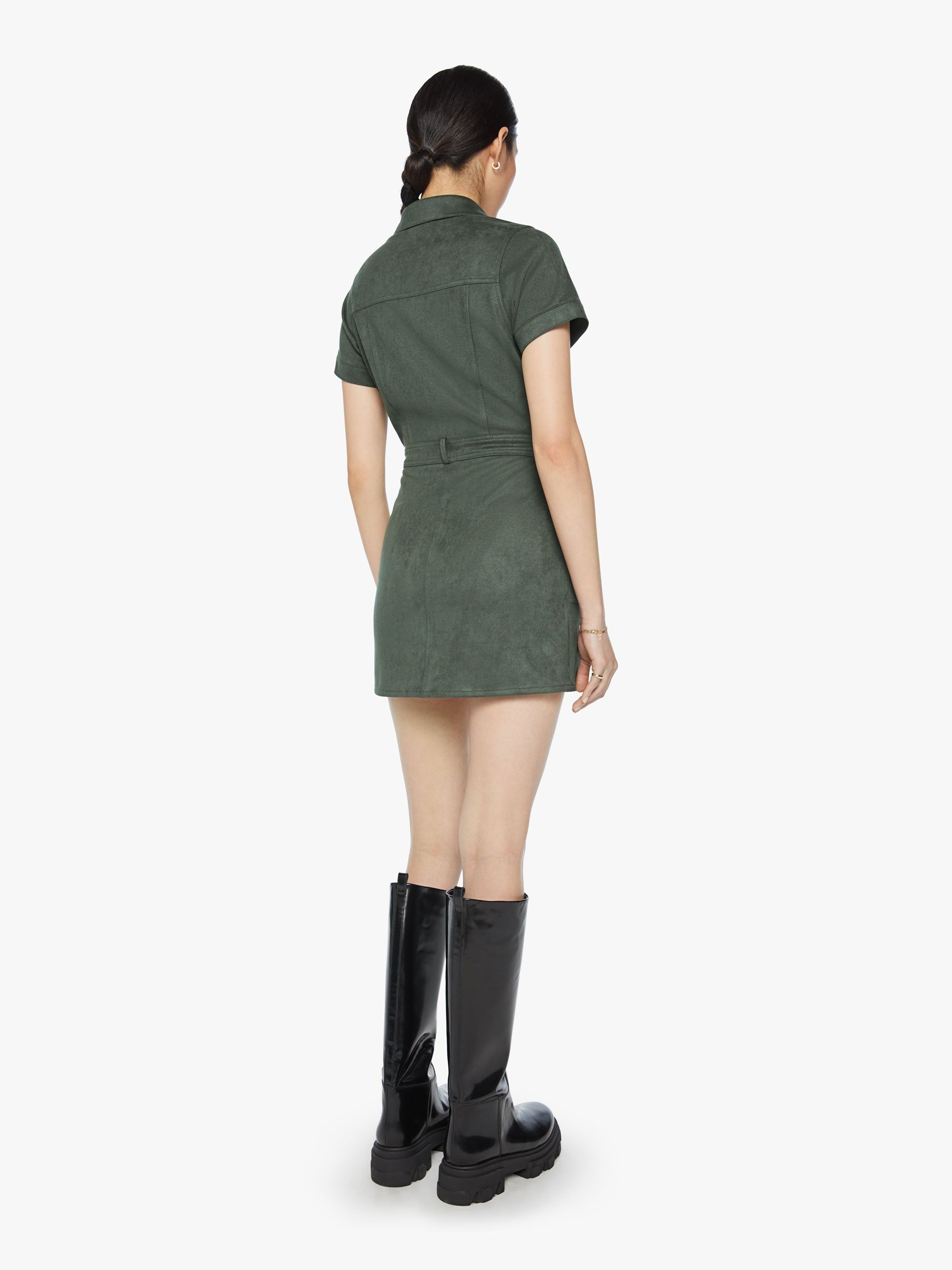 The Small Talker Dress - Black Forest sold by MOTHER product image thumbnail 3
