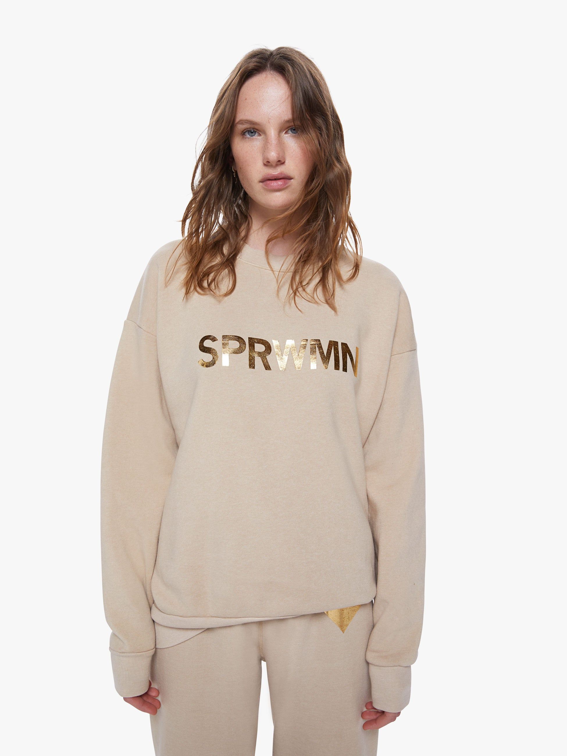 SPRWMN Big Logo Sweatshirt - Oat sold by MOTHER product image thumbnail 2