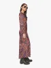 Maria Cher Catia Long Dress - Junin Brick Melange sold by MOTHER