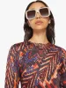 Maria Cher Catia Long Dress - Junin Brick Melange sold by MOTHER