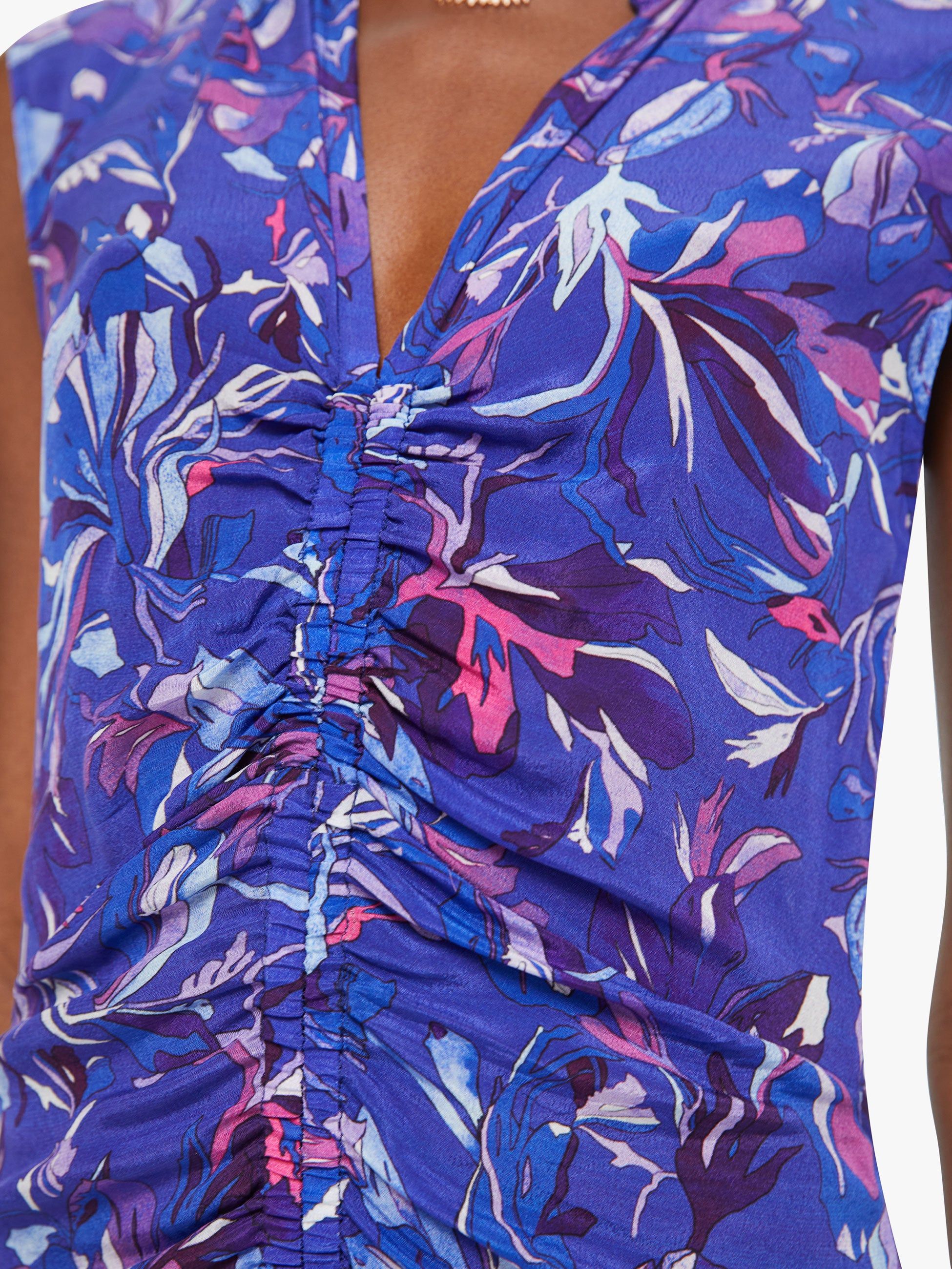 Maria Cher Tora Midi Dress - Carhue Blue sold by MOTHER product image thumbnail 5