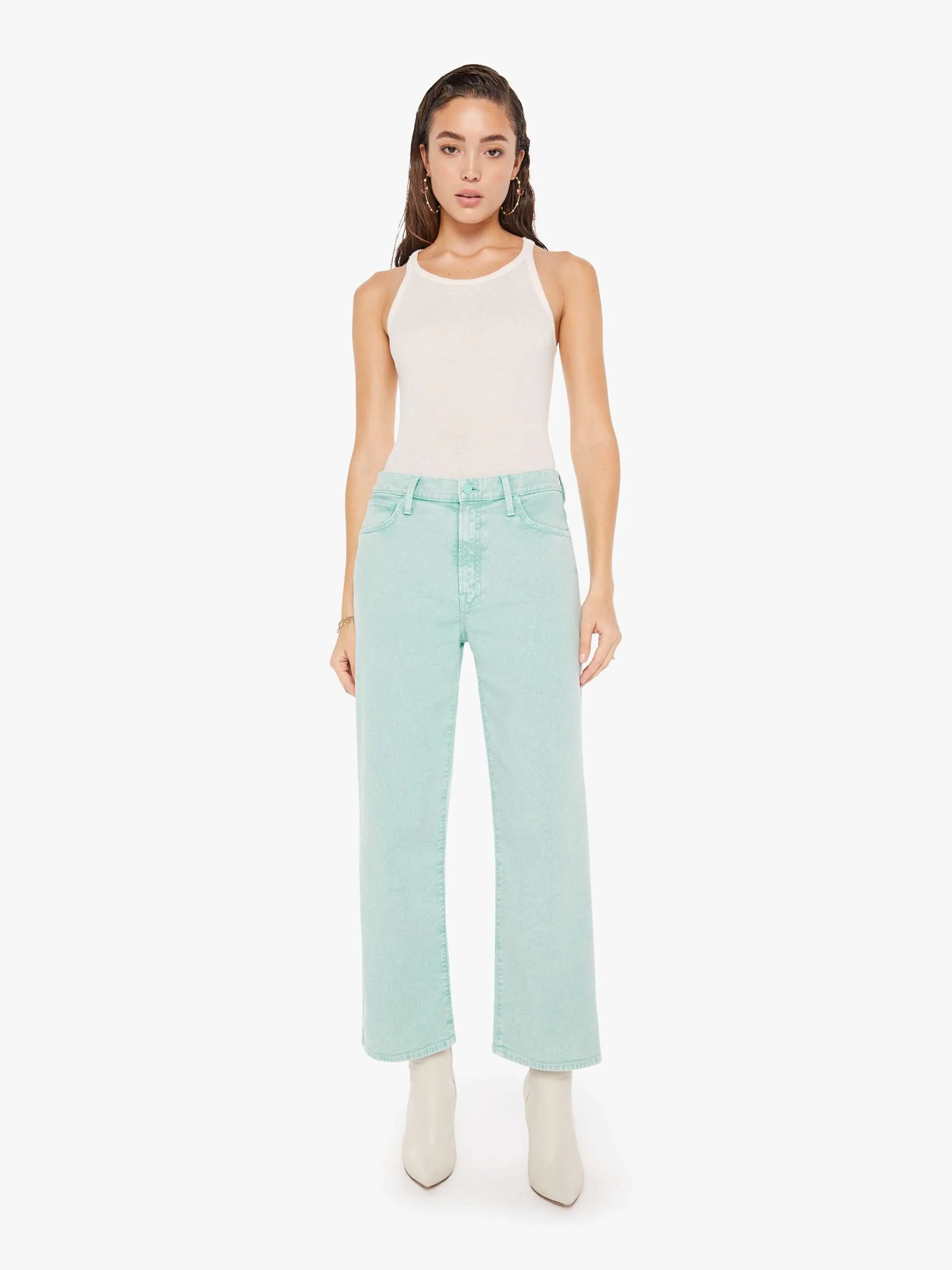 The Dodger Ankle - Neptune Green sold by MOTHER
