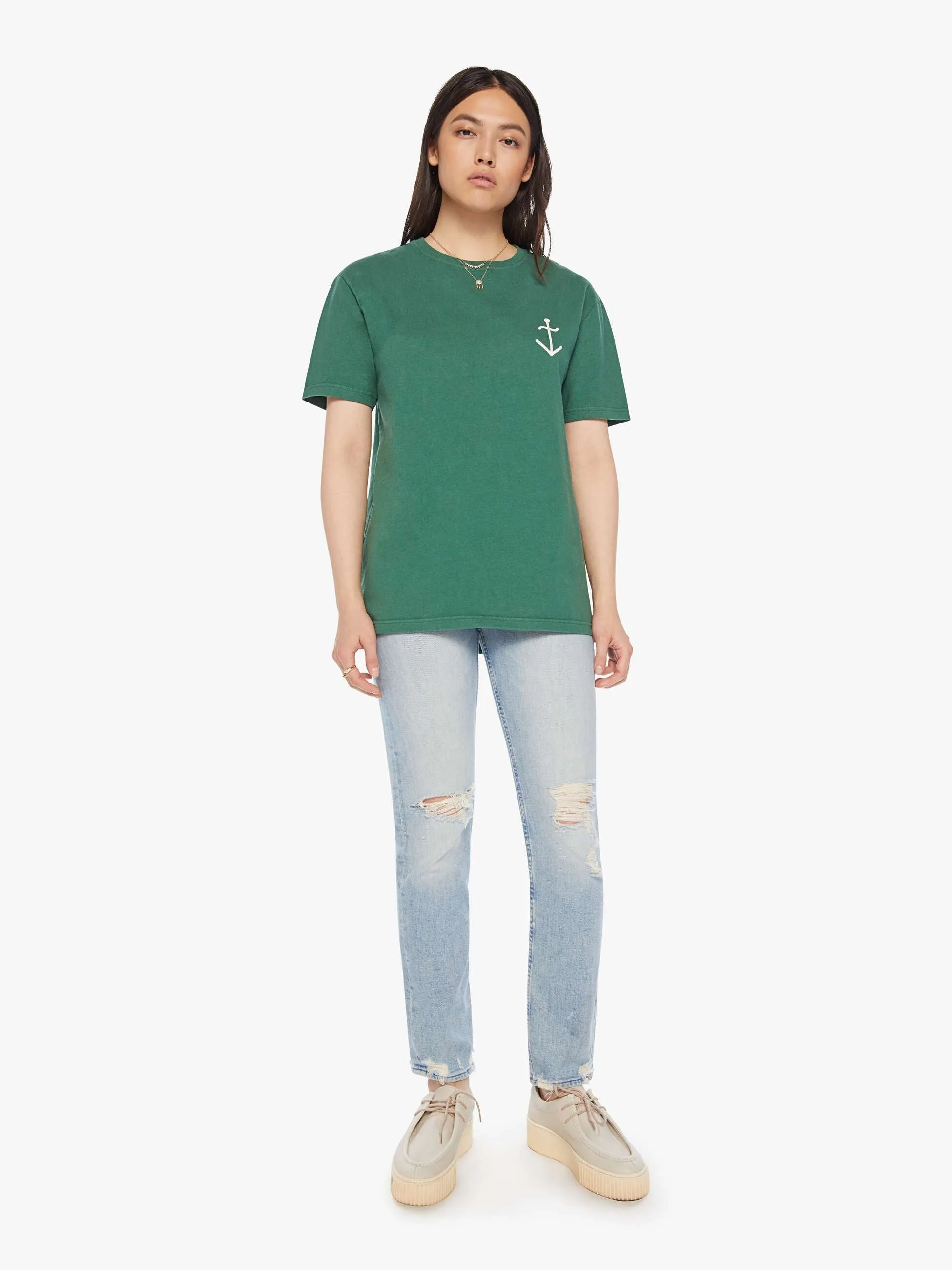 La Paz Dantas Tee - Hunter Green sold by MOTHER product image thumbnail 5