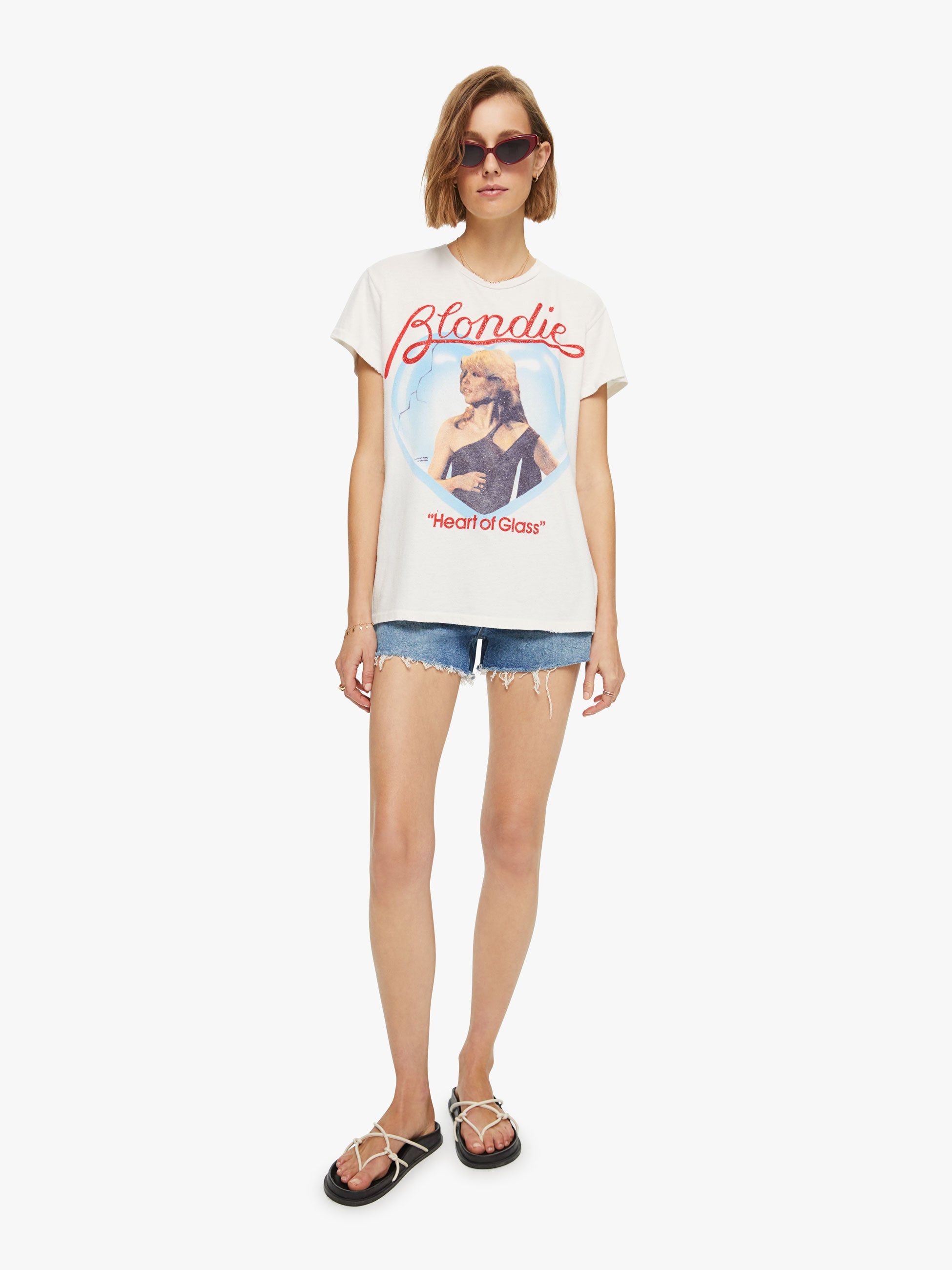 MadeWorn Blondie Heart Of Glass Tee - Vintage White sold by MOTHER product image thumbnail 5