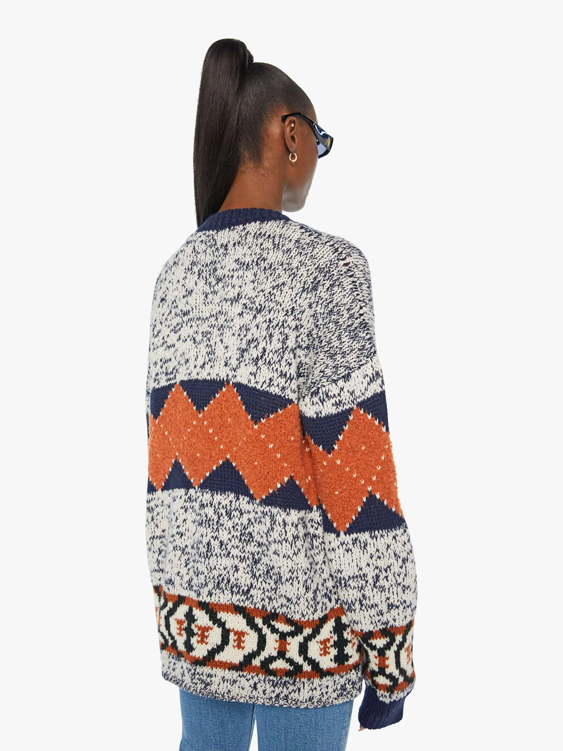 The Long Drop Cardigan - One Tile At A Time sold by MOTHER product image thumbnail 4