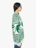 The Long Drop Cardigan - Forest And Cream sold by MOTHER