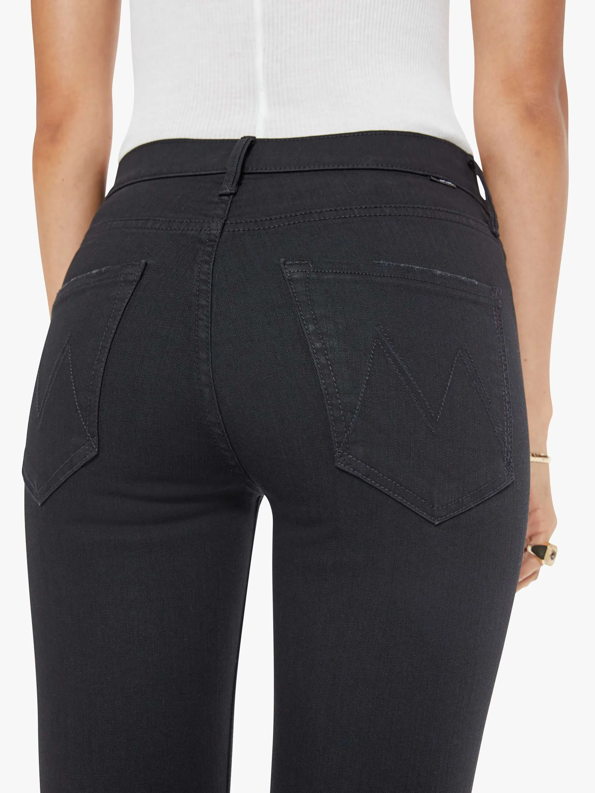 The Mid Rise Dazzler Ankle - Not Guilty sold by MOTHER product image thumbnail 5