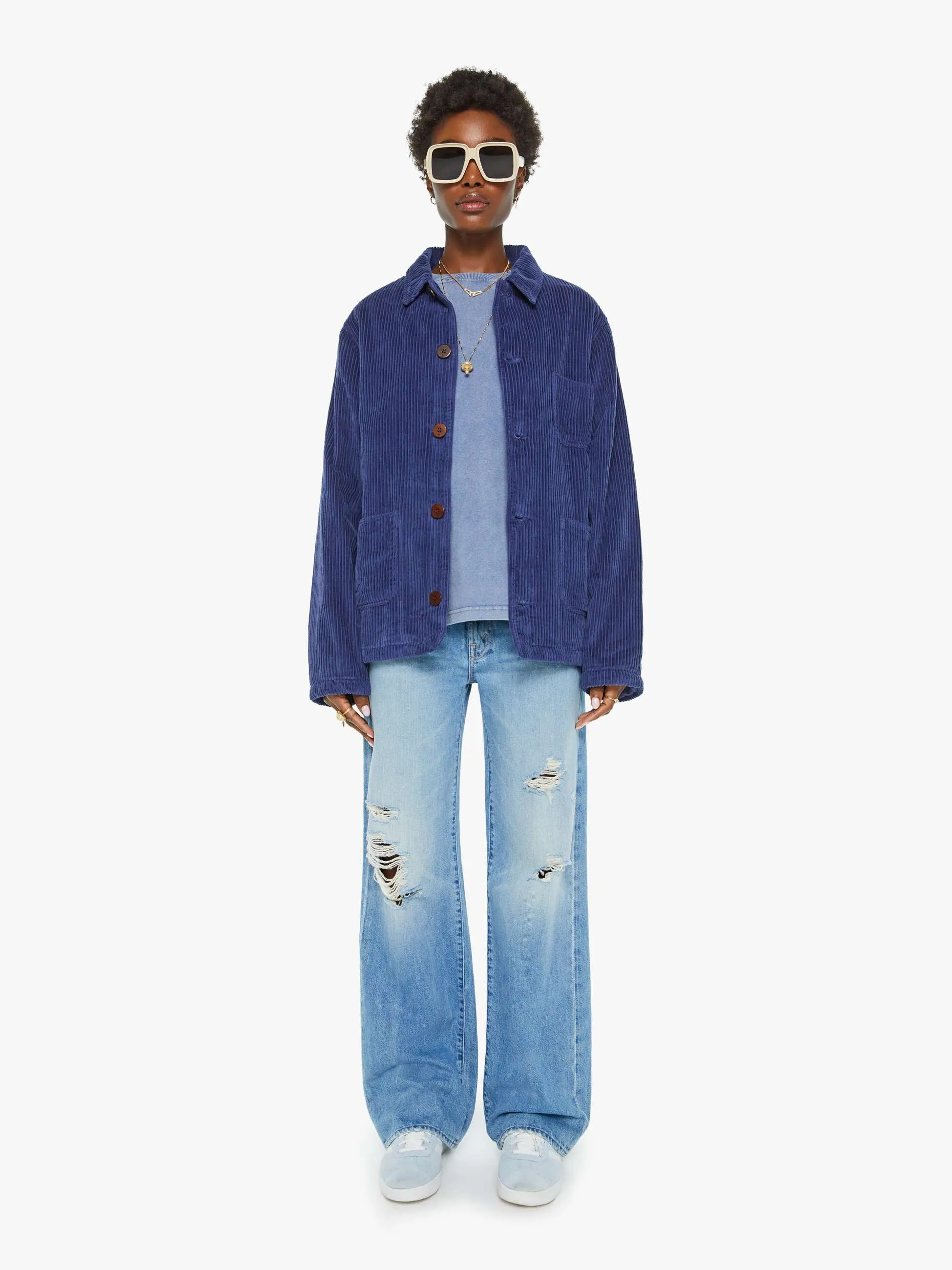 La Paz Baptista Jacket - Blue Ocean sold by MOTHER product image thumbnail 5