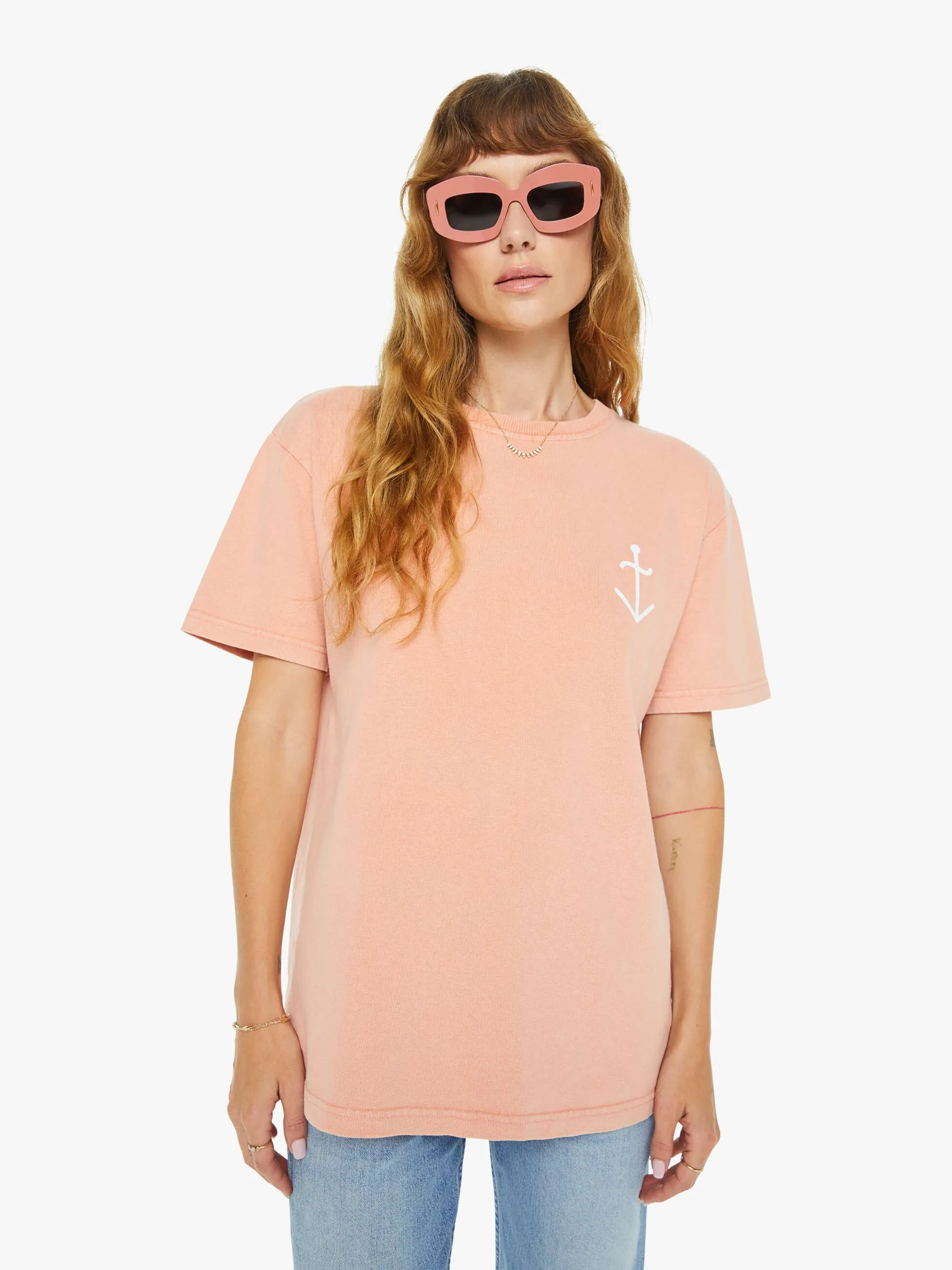 La Paz Dantas Tee - Camelia sold by MOTHER