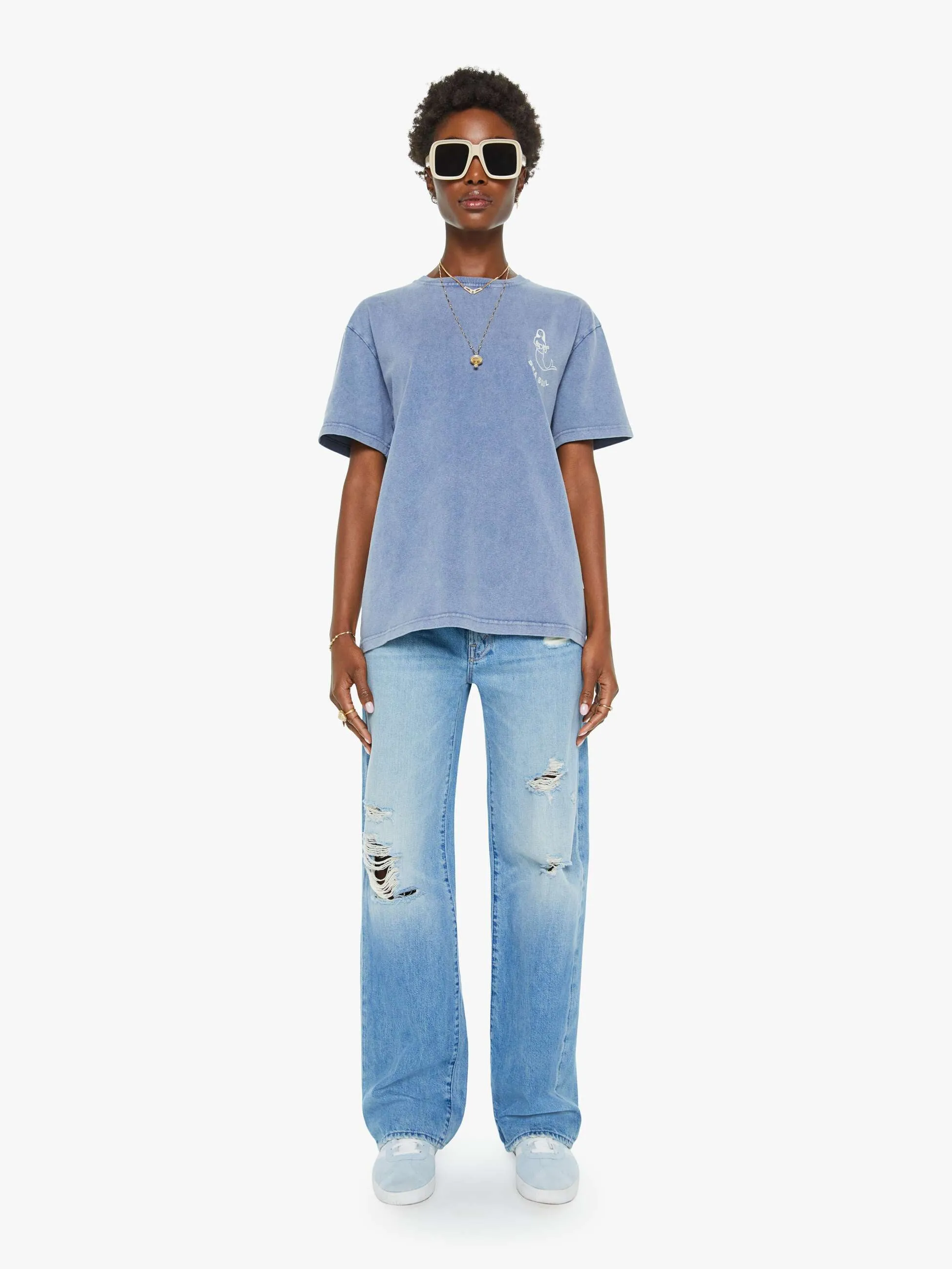 La Paz Dantas Tee - Mermaid Blue Ocean sold by MOTHER product image thumbnail 5