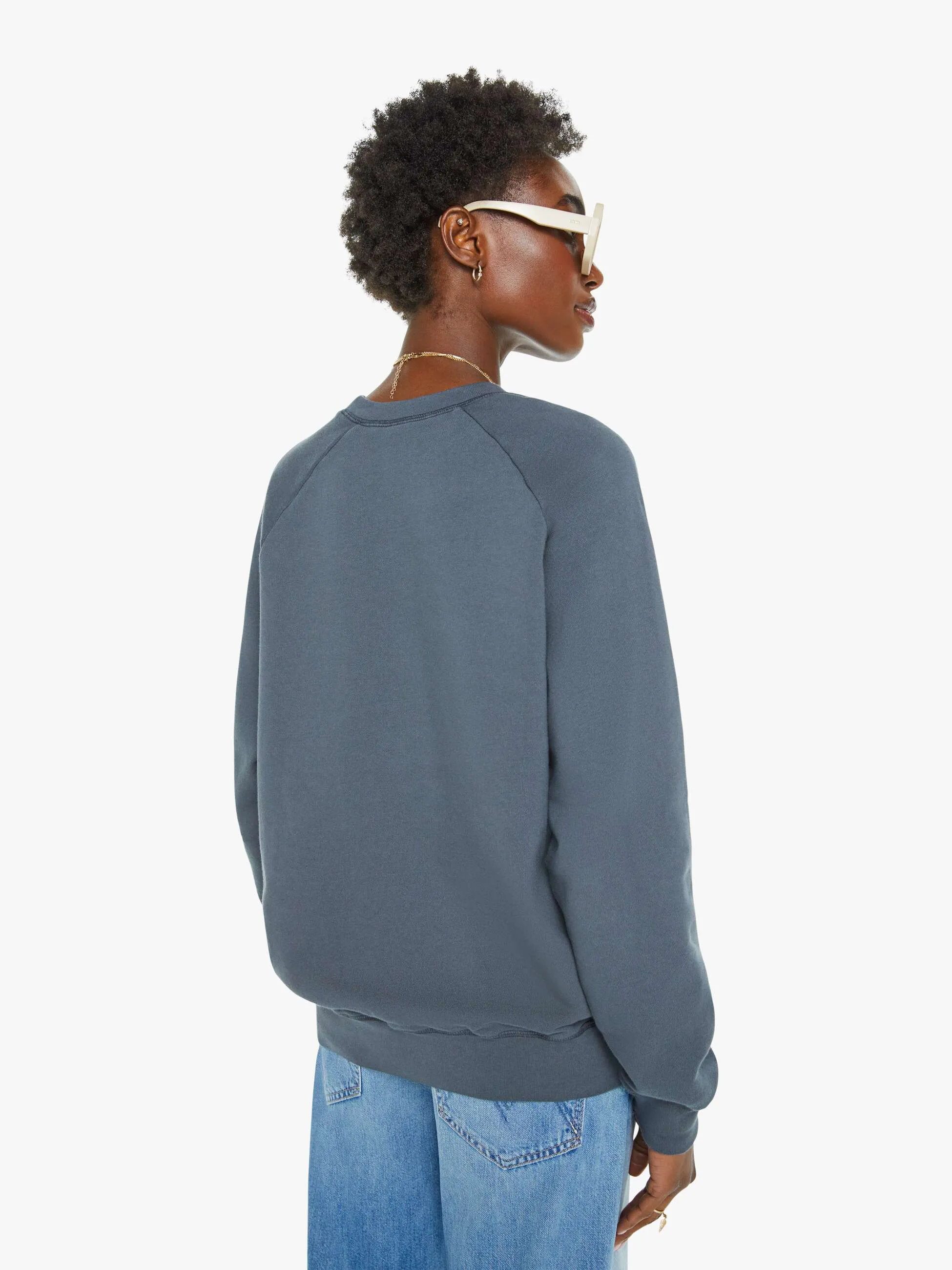 La Paz Cunha Sweatshirt - Black Sand sold by MOTHER product image thumbnail 4