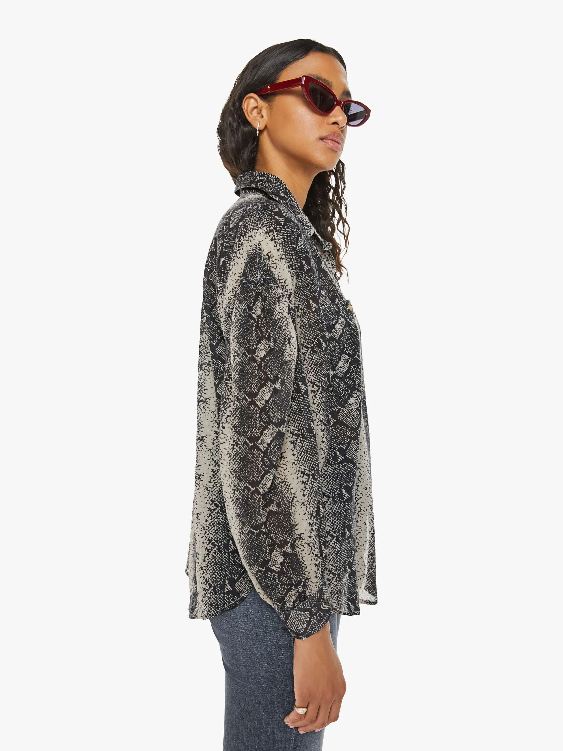 The Thin Veil Button Down - Boa Babe sold by MOTHER product image thumbnail 3