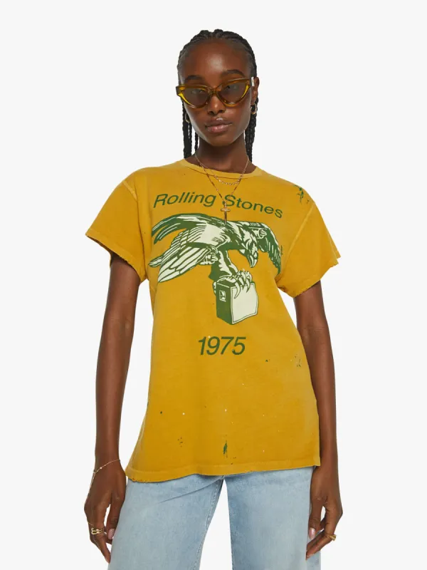 MadeWorn The Rolling Stones Tee - Mustard sold by MOTHER