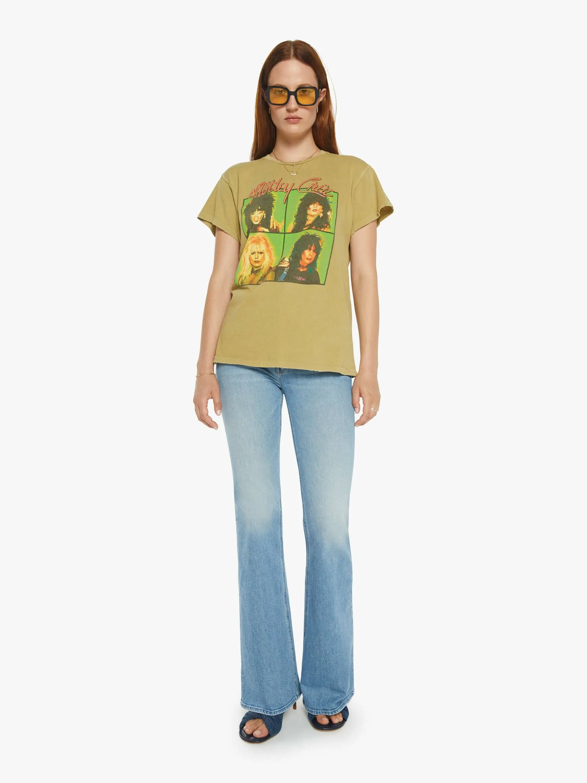 MadeWorn Motley Crue Tee - Sand sold by MOTHER product image thumbnail 4