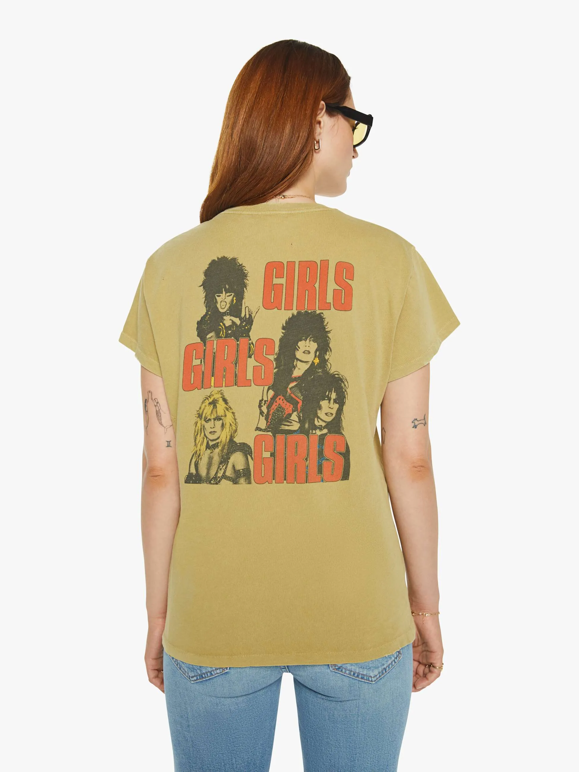 MadeWorn Motley Crue Tee - Sand sold by MOTHER product image thumbnail 3