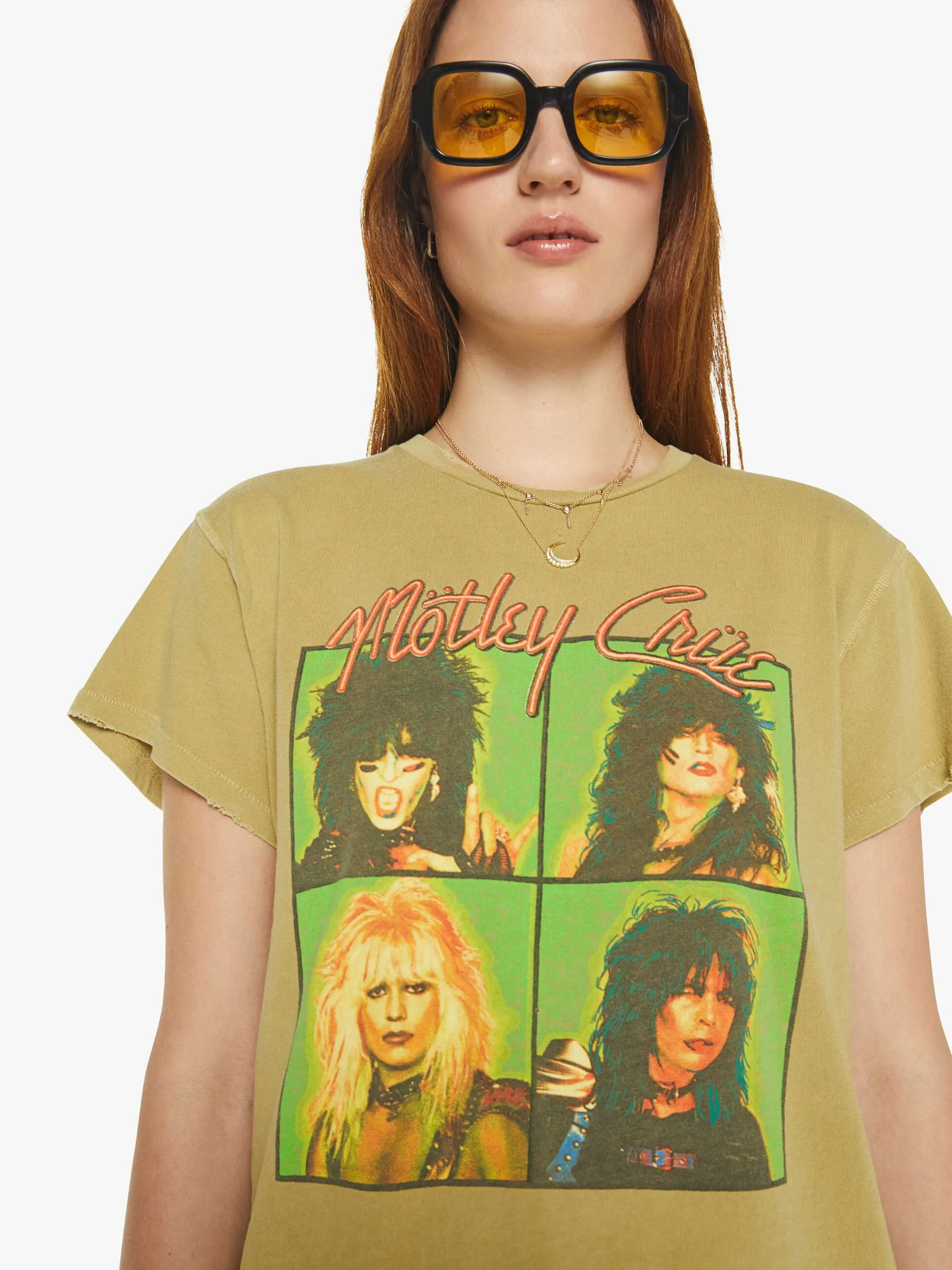 MadeWorn Motley Crue Tee - Sand sold by MOTHER product image thumbnail 5