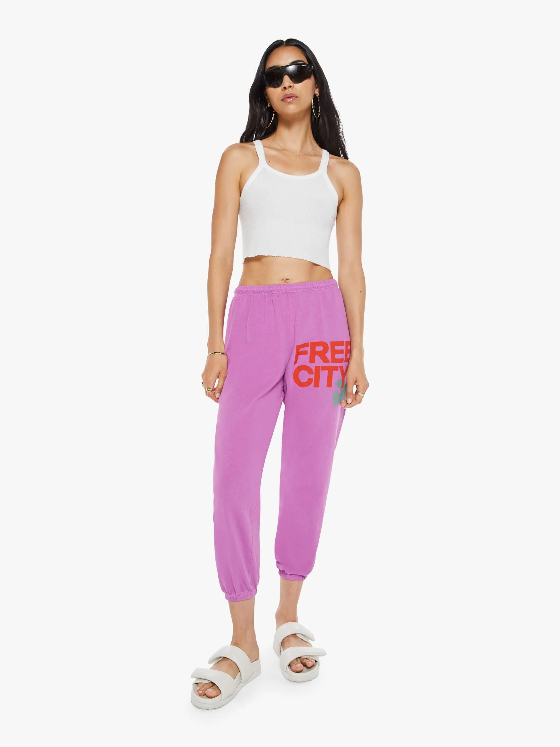 FREECITY Large Sweatpant - Pinkjuice Silver sold by MOTHER product image thumbnail 2
