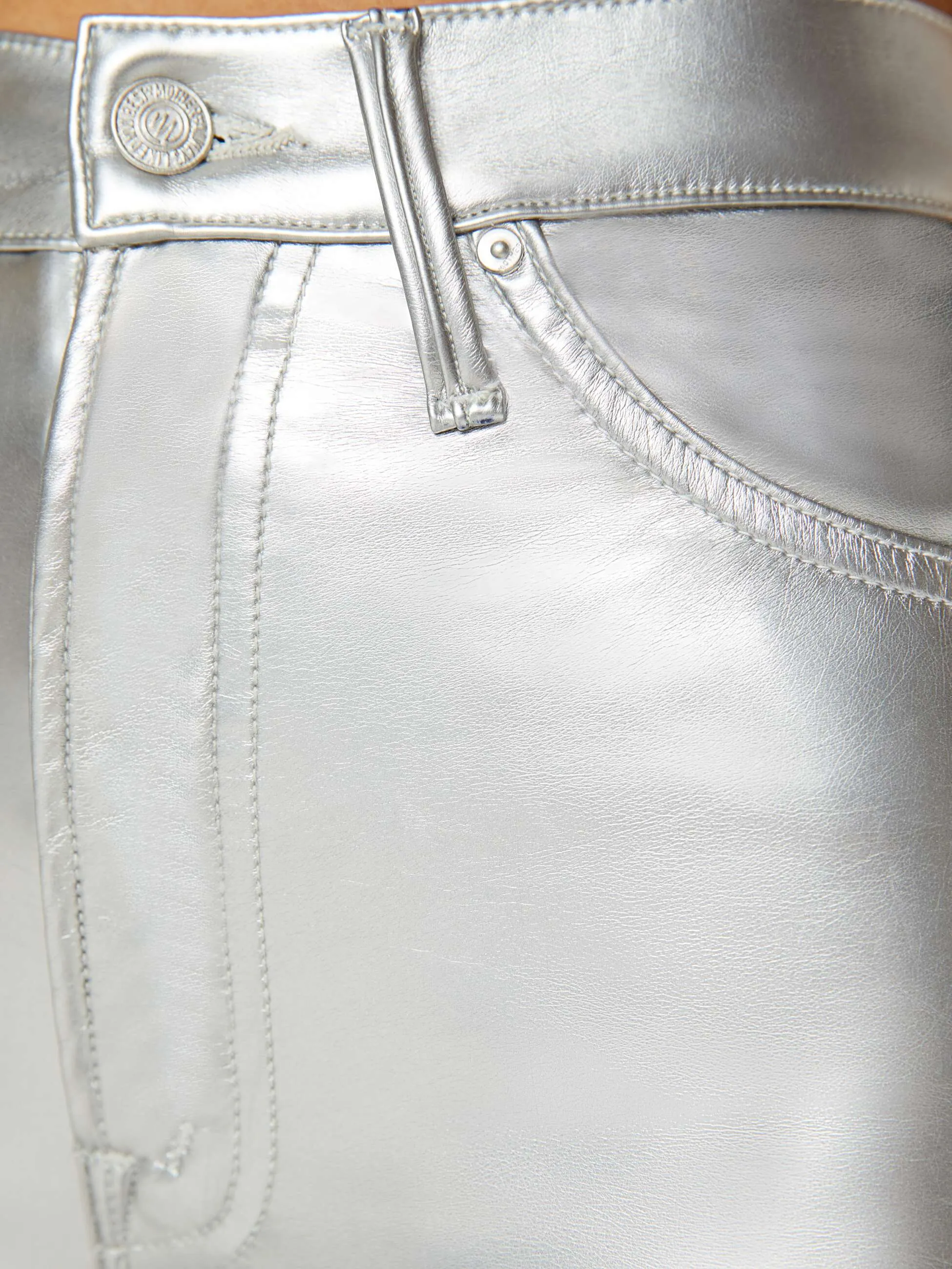 High Waisted Rail Skimp - Silver Dagger sold by MOTHER product image thumbnail 5