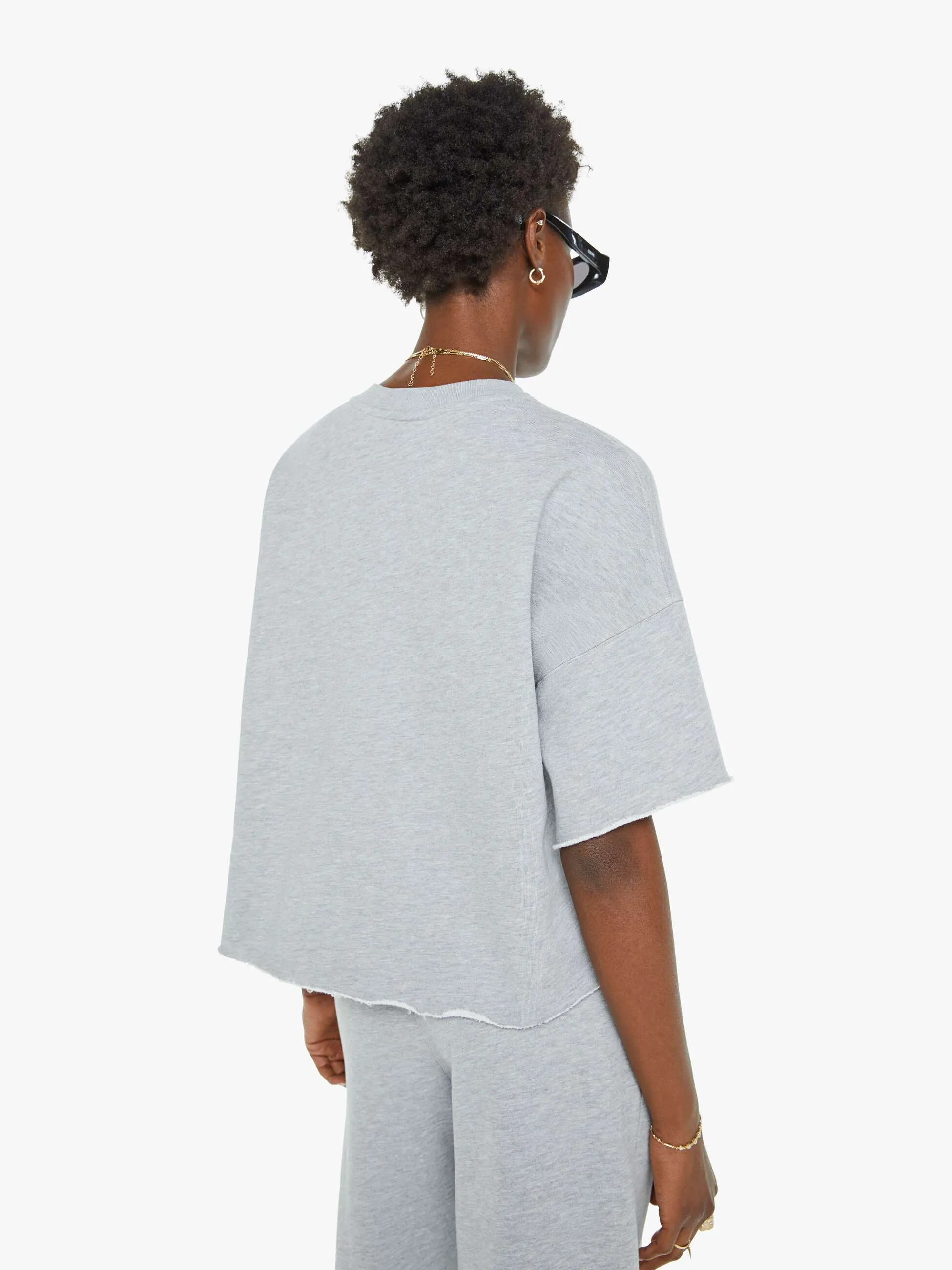 XiRENA Romeo Sweatshirt - Heather Grey sold by MOTHER product image thumbnail 4