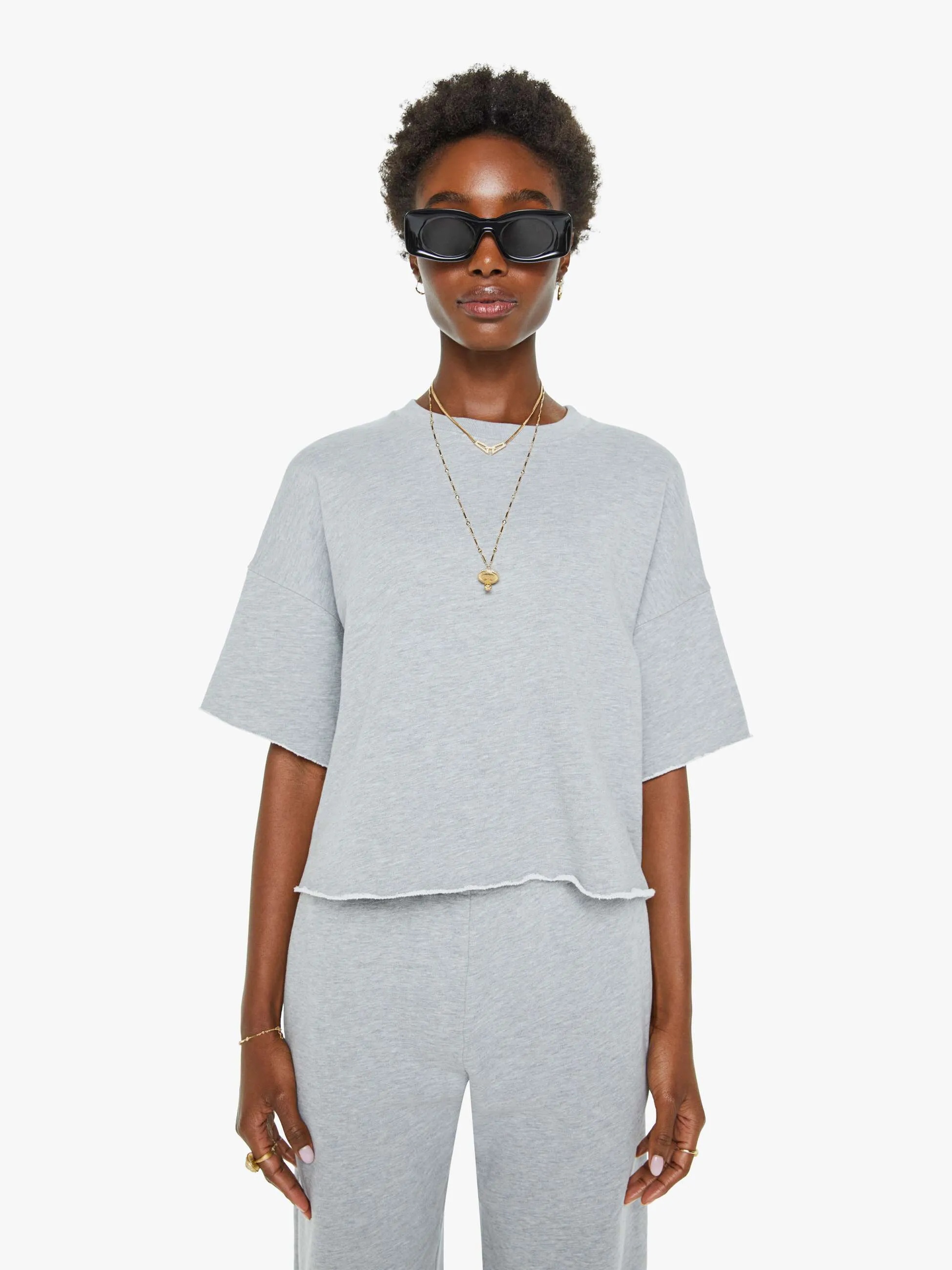 XiRENA Romeo Sweatshirt - Heather Grey sold by MOTHER