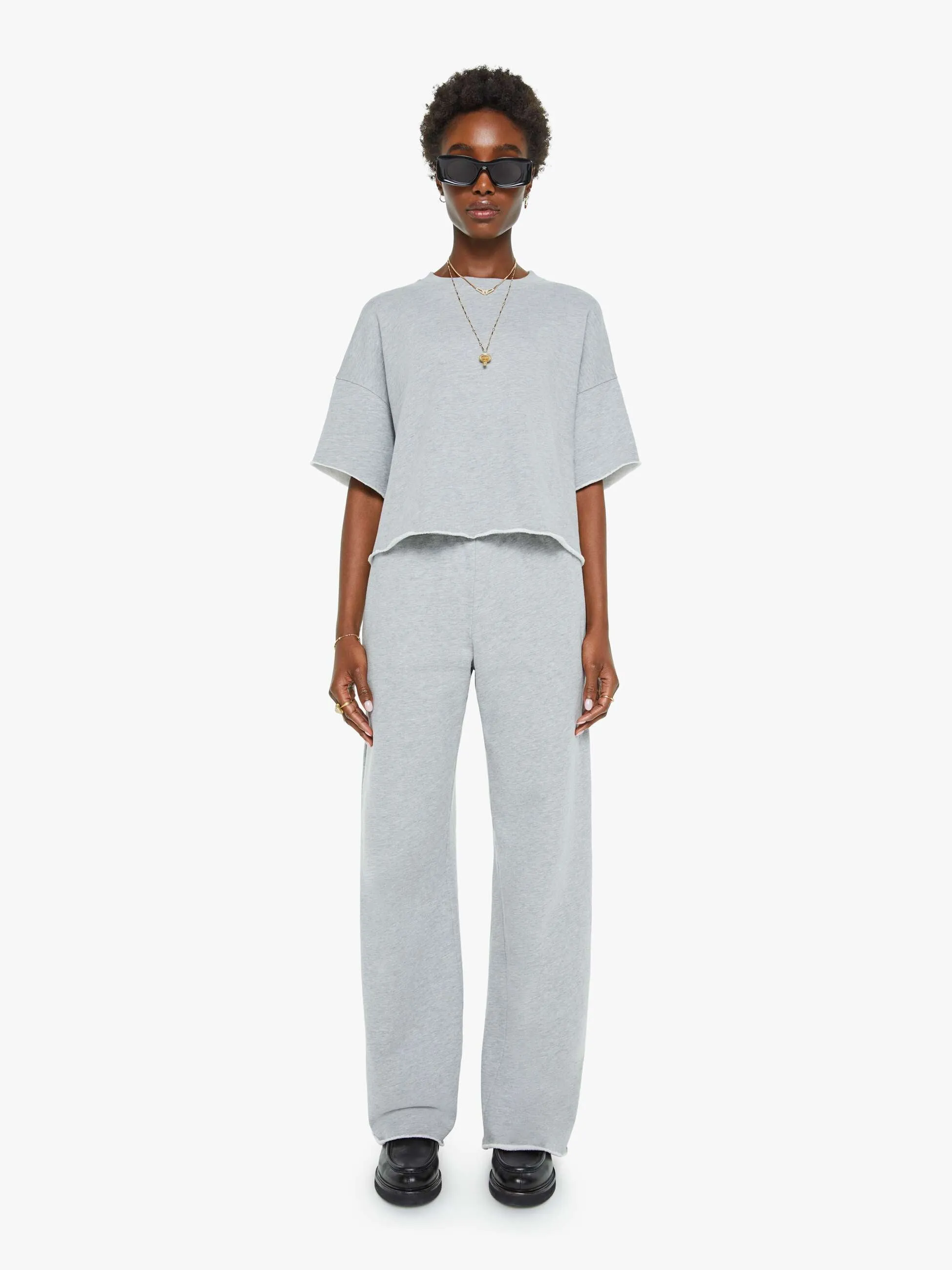 XiRENA Romeo Sweatshirt - Heather Grey sold by MOTHER product image thumbnail 5