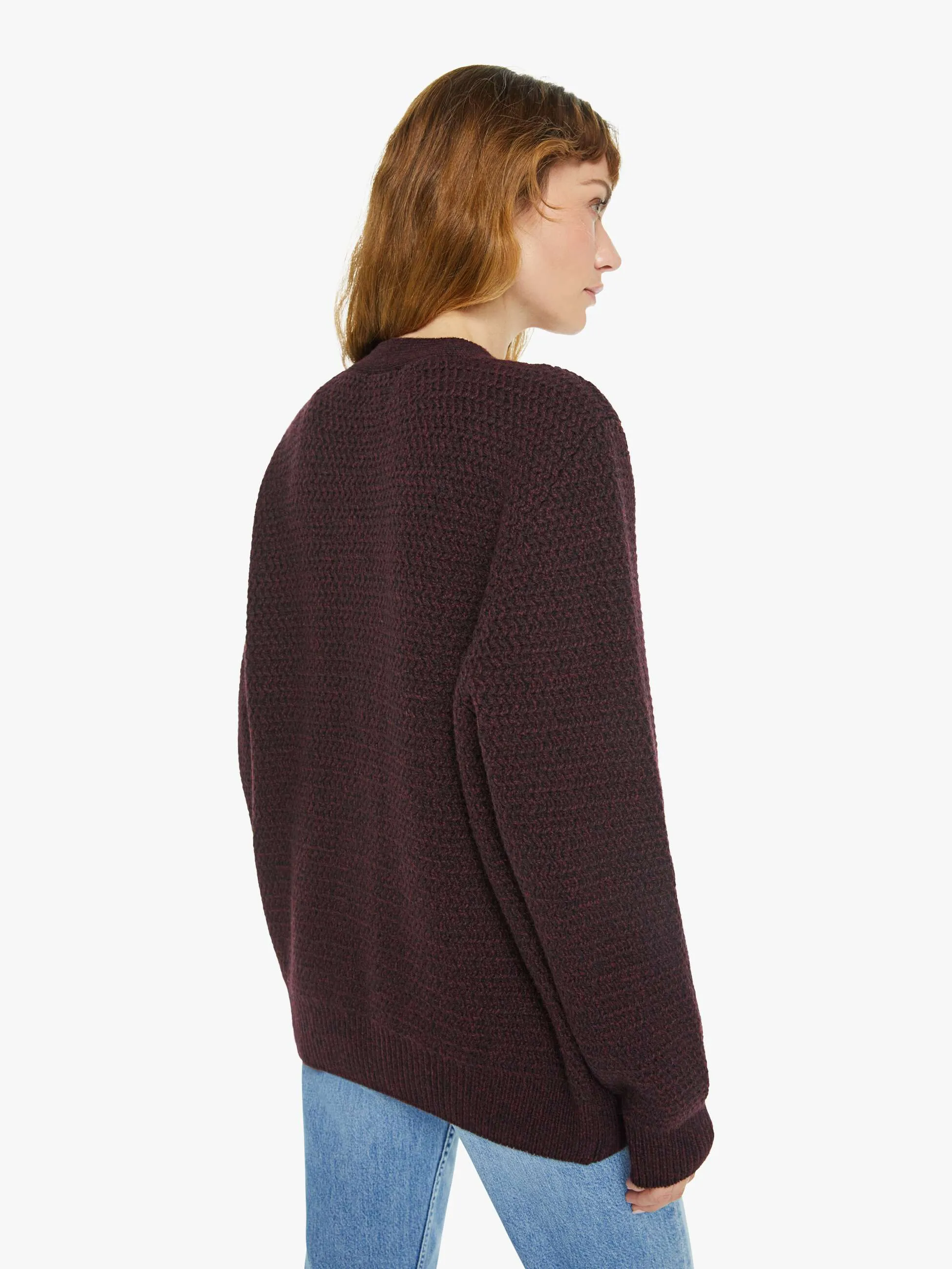 La Paz Abreu Cardigan - Marsala sold by MOTHER product image thumbnail 4