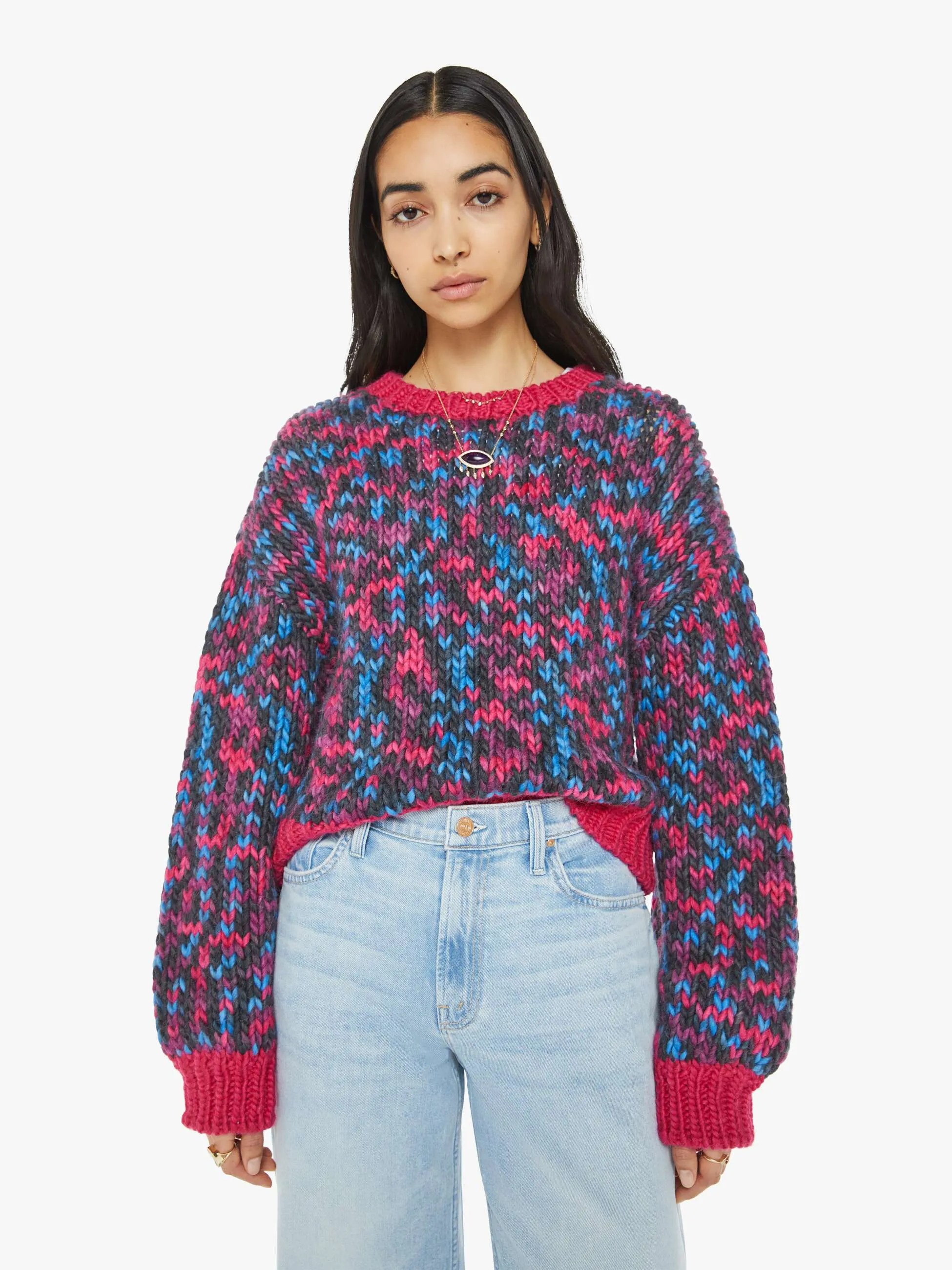 The Bell Sleeve Jumper - Chunk Of Chain sold by MOTHER product image thumbnail 2
