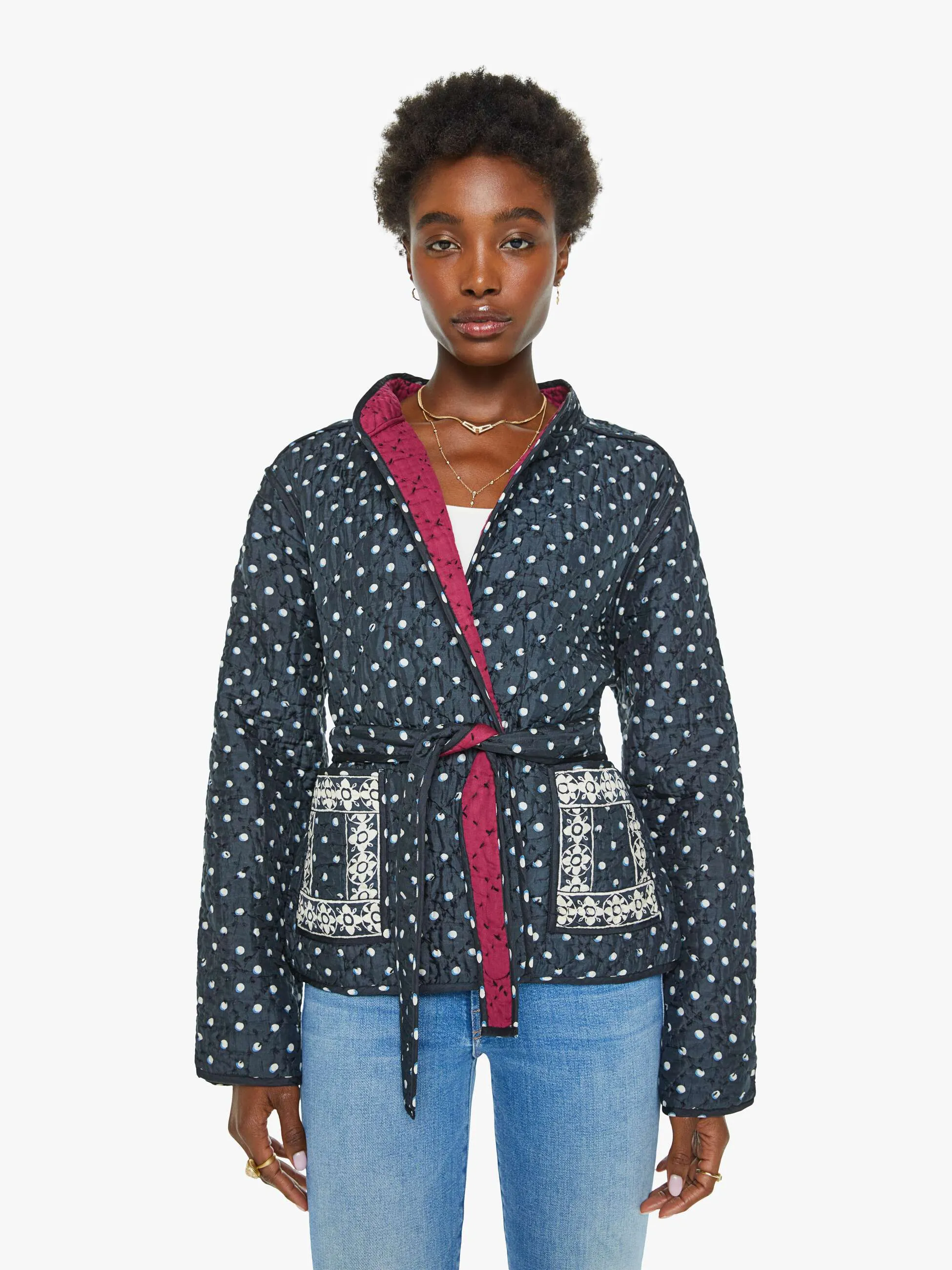 Alix Of Bohemia Tamil Jacket - Raven Dot sold by MOTHER