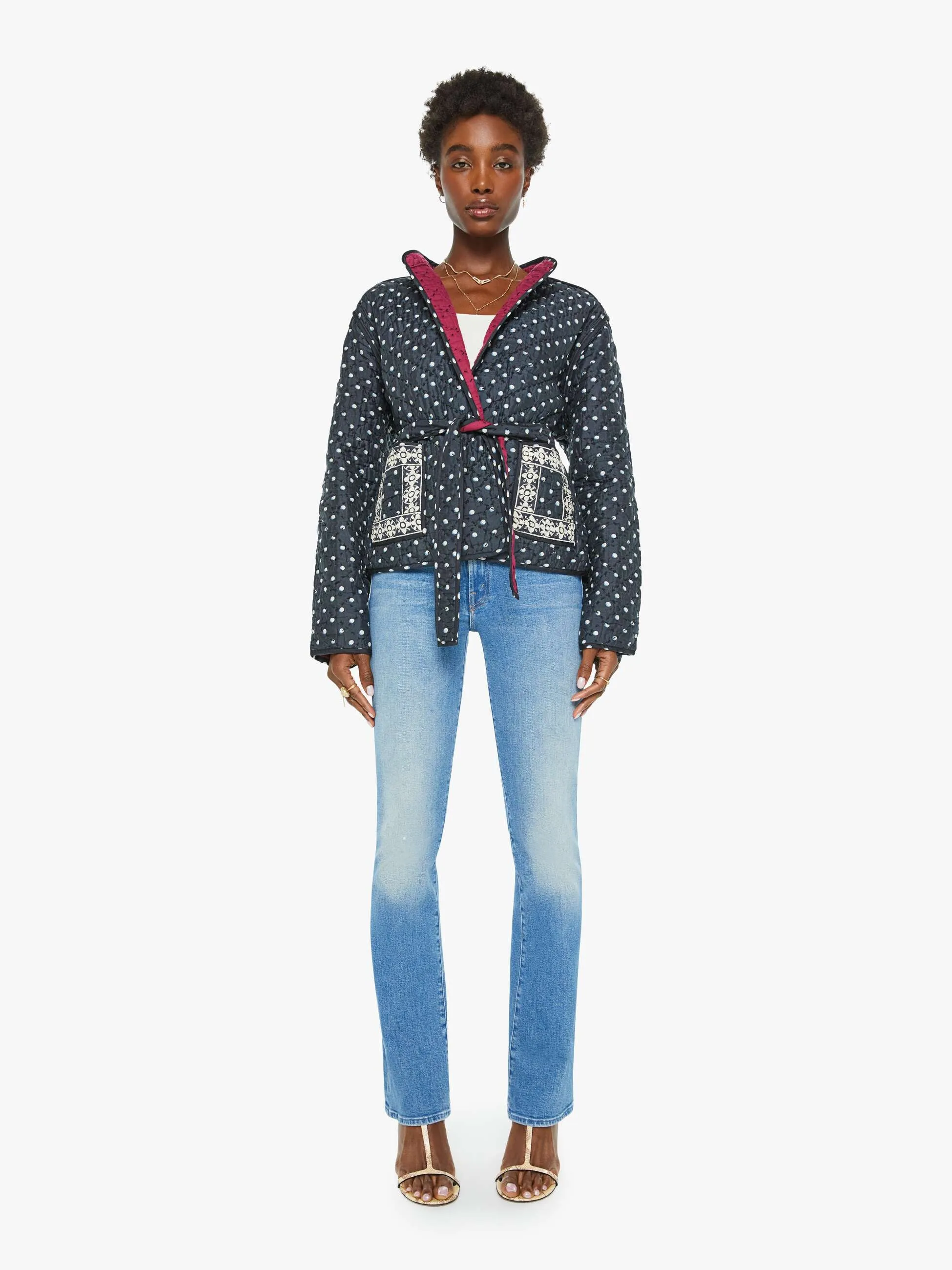 Alix Of Bohemia Tamil Jacket - Raven Dot sold by MOTHER product image thumbnail 5