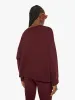 SABLYN Alston Boyfriend Crewneck - Bordeaux sold by MOTHER