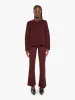 SABLYN Alston Boyfriend Crewneck - Bordeaux sold by MOTHER