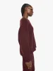 SABLYN Alston Boyfriend Crewneck - Bordeaux sold by MOTHER
