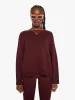 SABLYN Alston Boyfriend Crewneck - Bordeaux sold by MOTHER