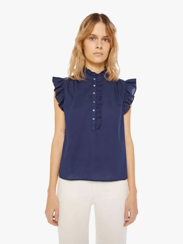 XiRENA Brenna Top - Navy sold by MOTHER