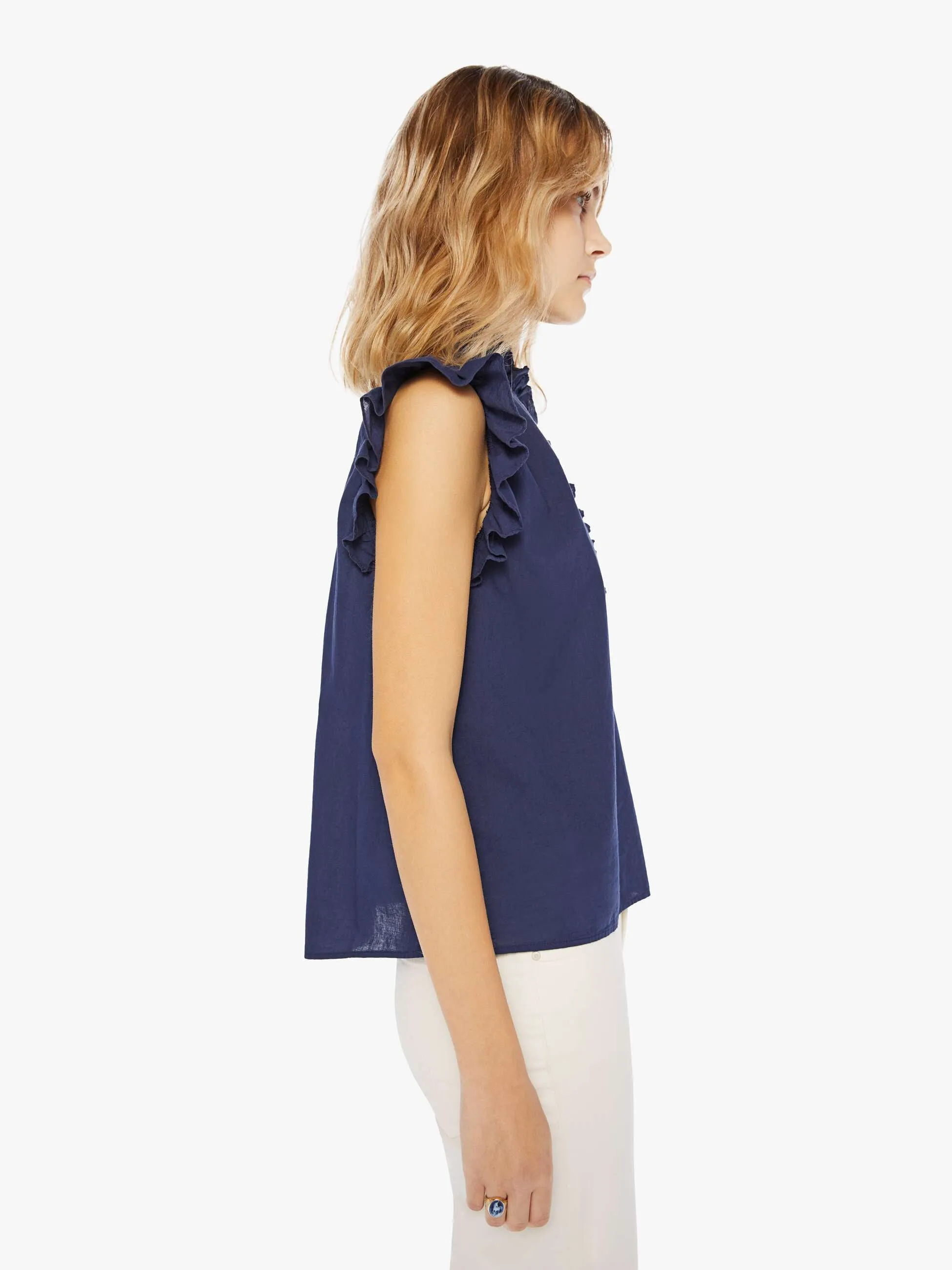 XiRENA Brenna Top - Navy sold by MOTHER product image thumbnail 3