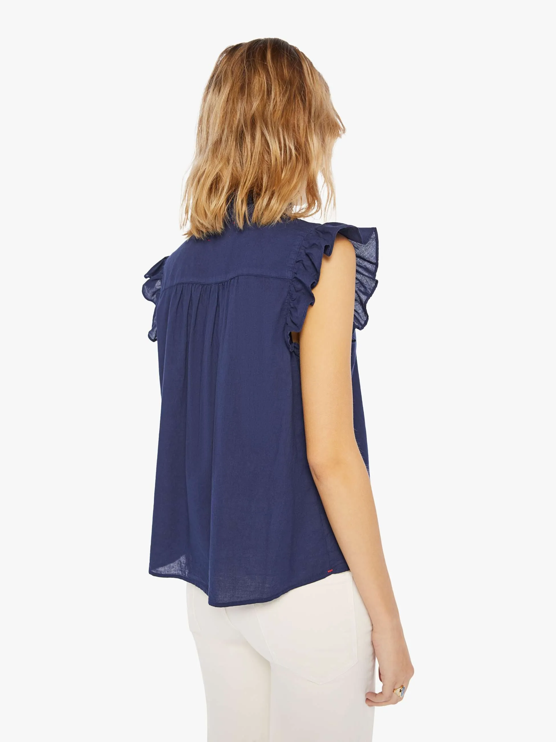 XiRENA Brenna Top - Navy sold by MOTHER product image thumbnail 4