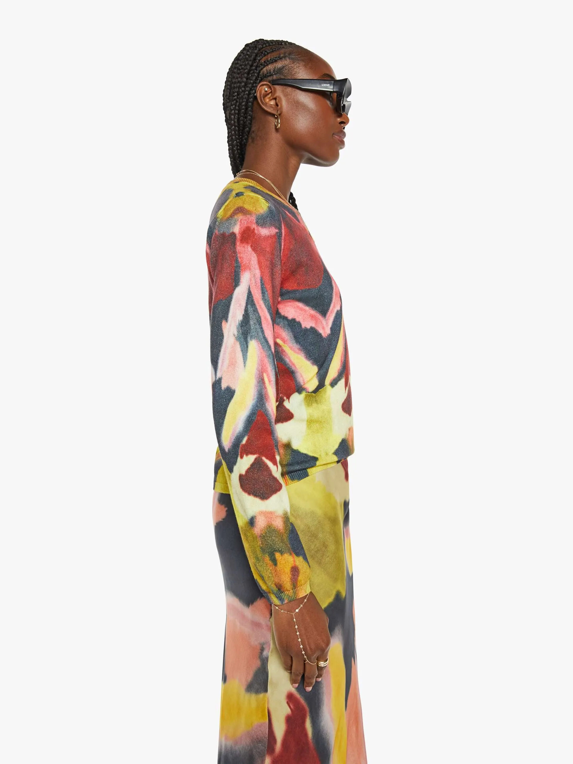 Maria Cher Olimpia Long Sleeve Top - Madero sold by MOTHER product image thumbnail 3