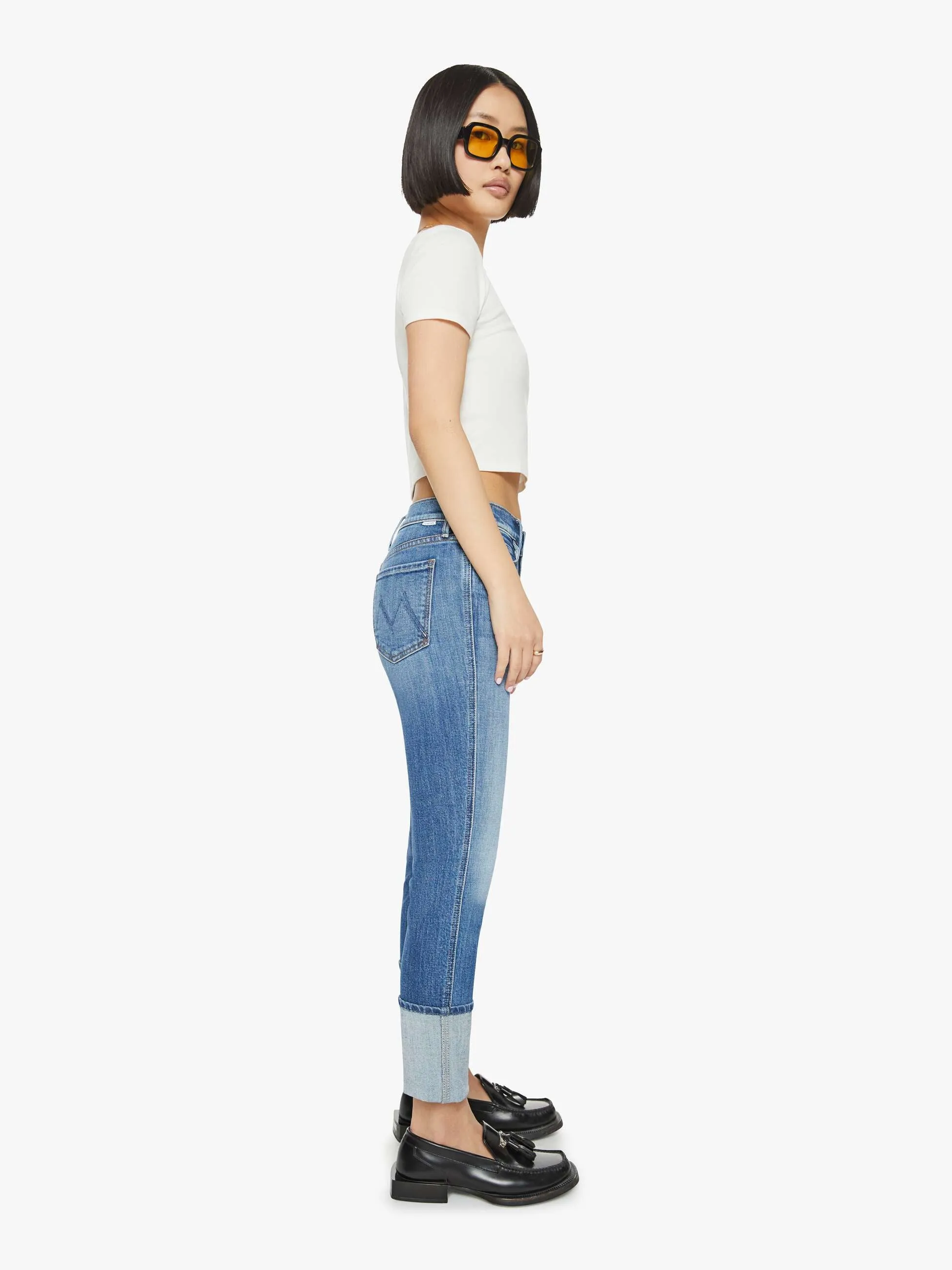 PETITES The Lil Pony Boy Ankle - Loafers And Lassos sold by MOTHER product image thumbnail 3