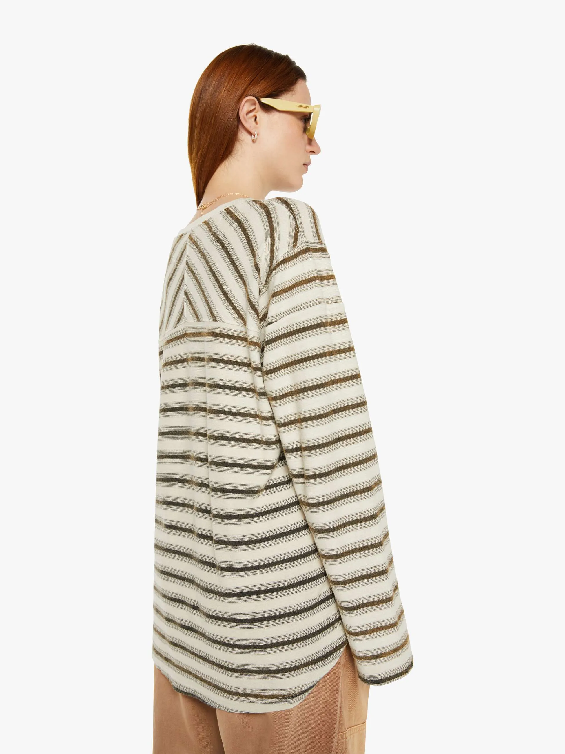 Dr. Collectors Derrick Tee Stripes - Stone sold by MOTHER product image thumbnail 4