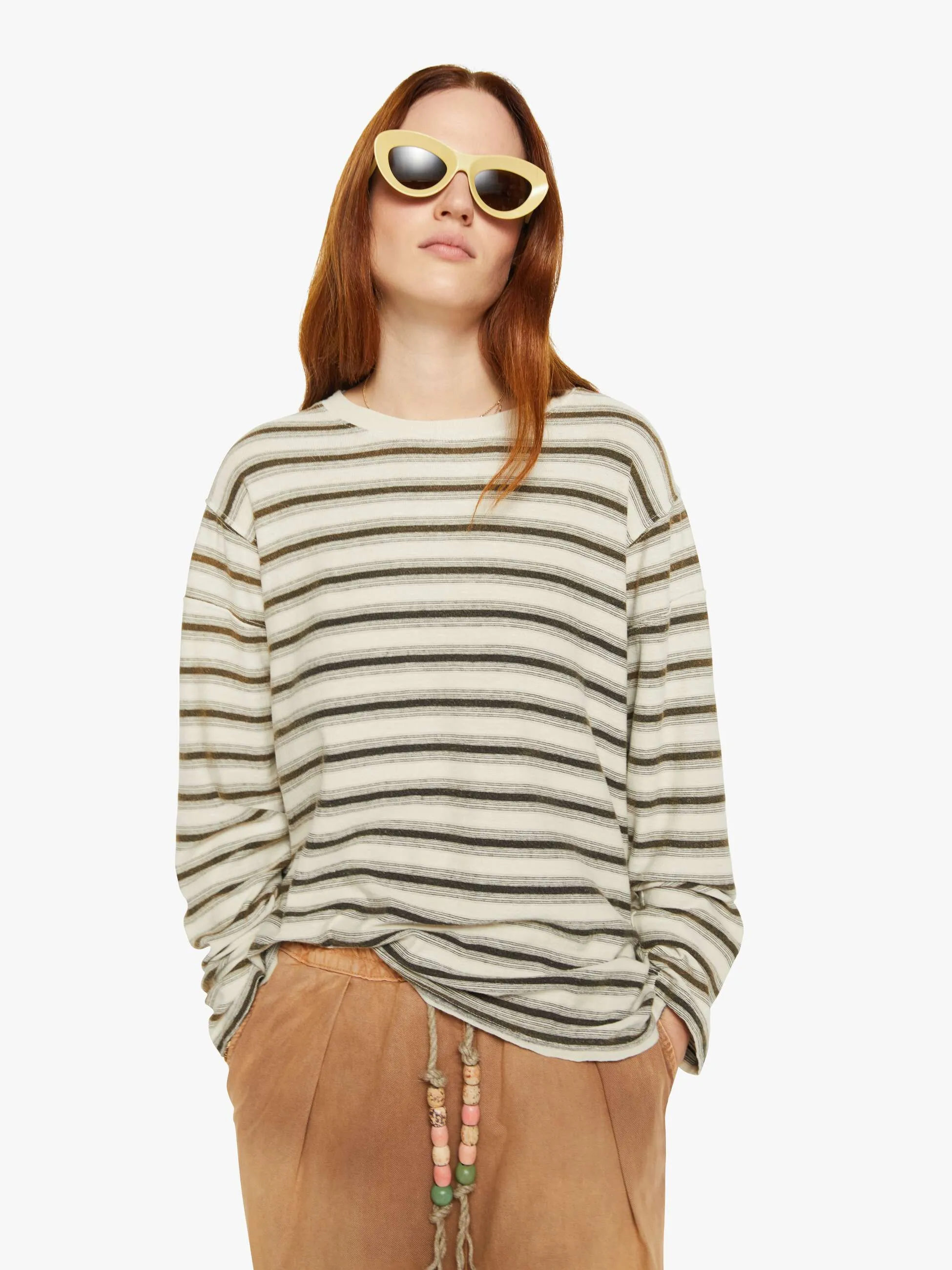Dr. Collectors Derrick Tee Stripes - Stone sold by MOTHER product image thumbnail 2