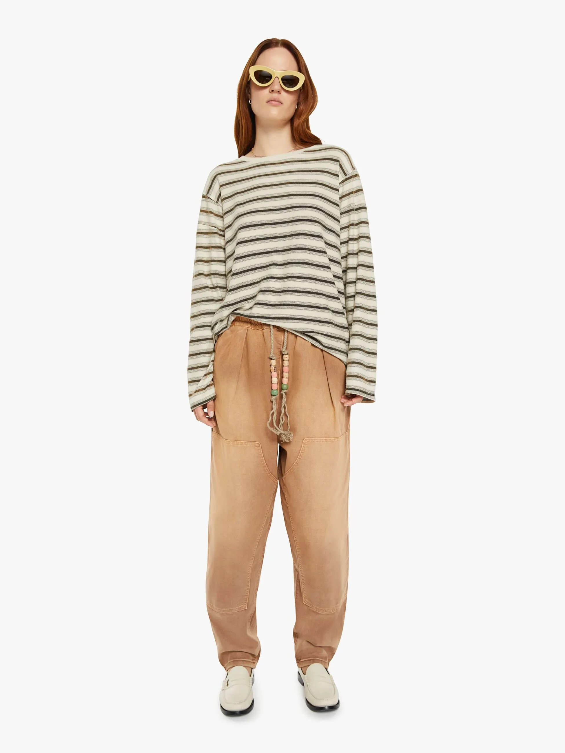 Dr. Collectors Derrick Tee Stripes - Stone sold by MOTHER product image thumbnail 5