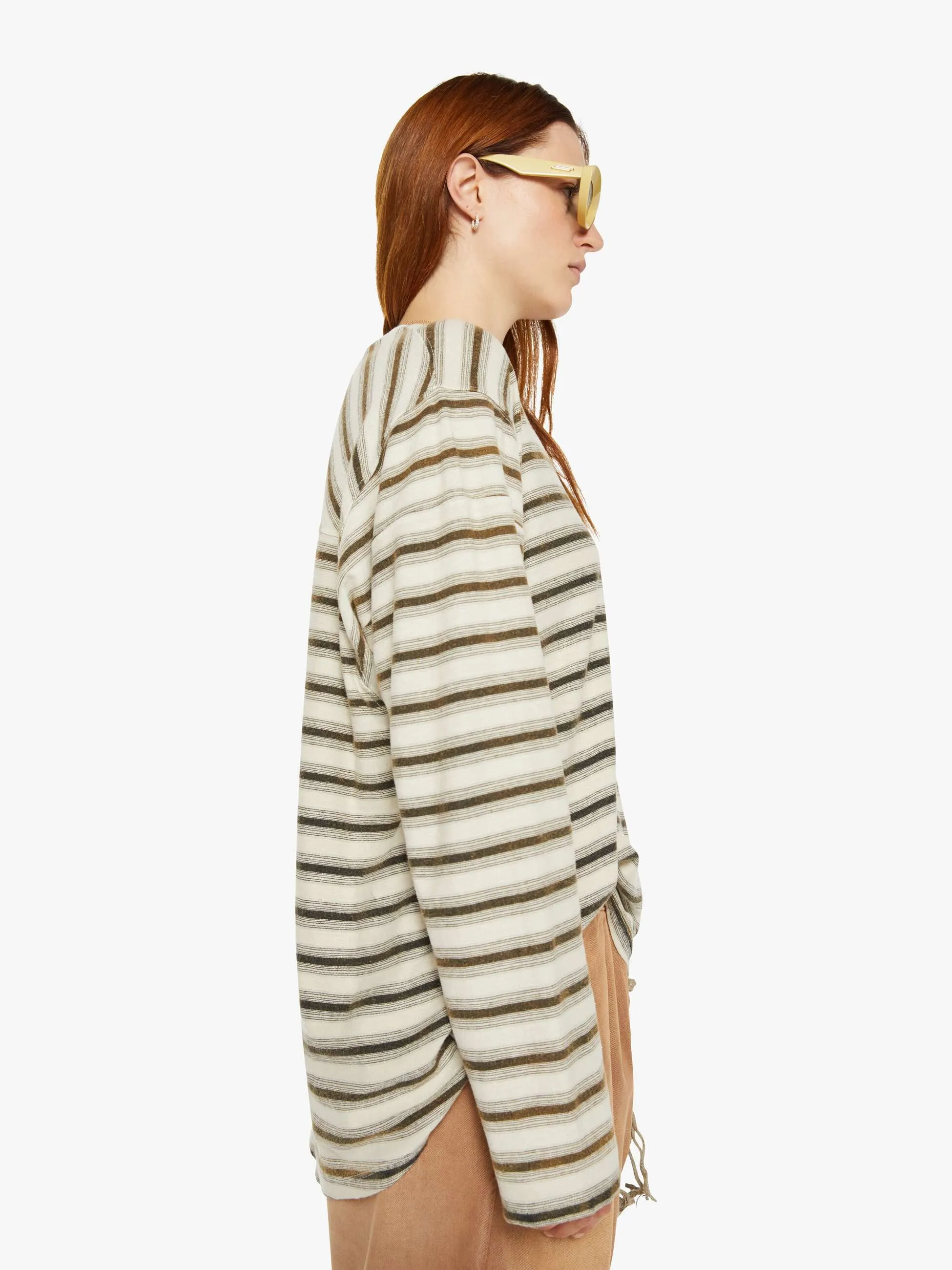 Dr. Collectors Derrick Tee Stripes - Stone sold by MOTHER product image thumbnail 3