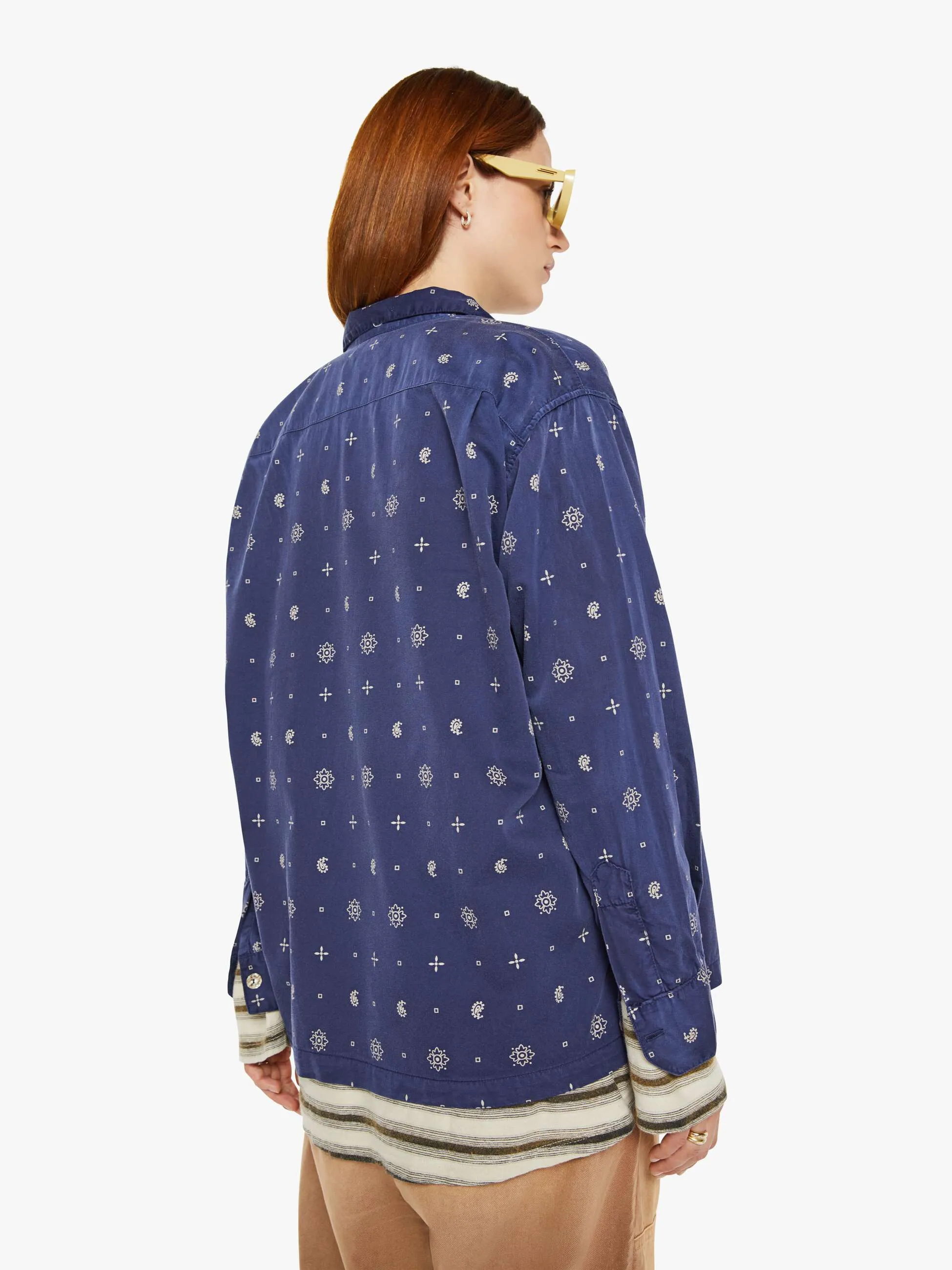 Dr. Collectors Bowling Long Sleeve - Sailor Blue sold by MOTHER product image thumbnail 4
